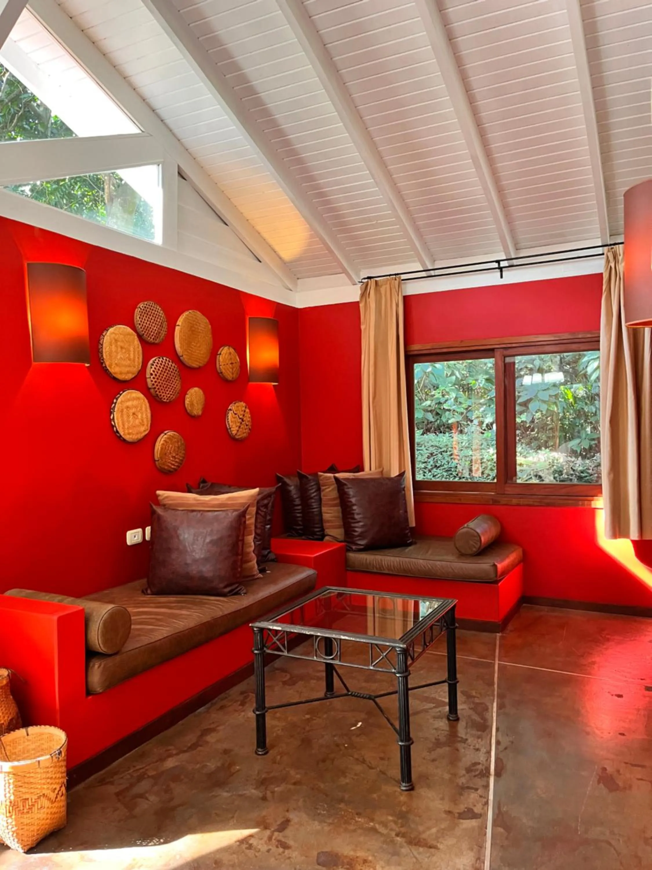 Living room in Raices Amambai Lodges