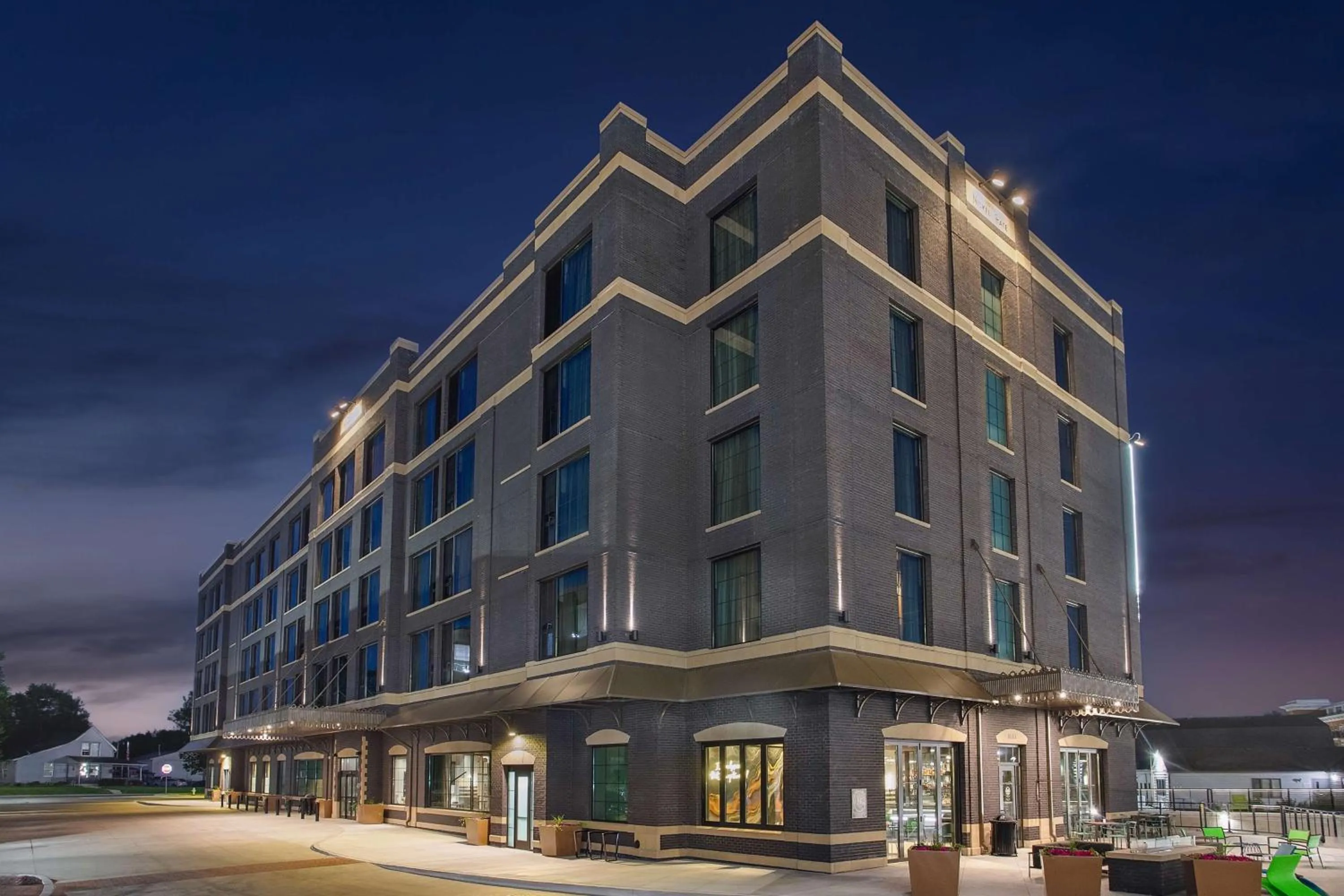 Property building in Hotel Nickel Plate Fishers, Tapestry Collection By Hilton