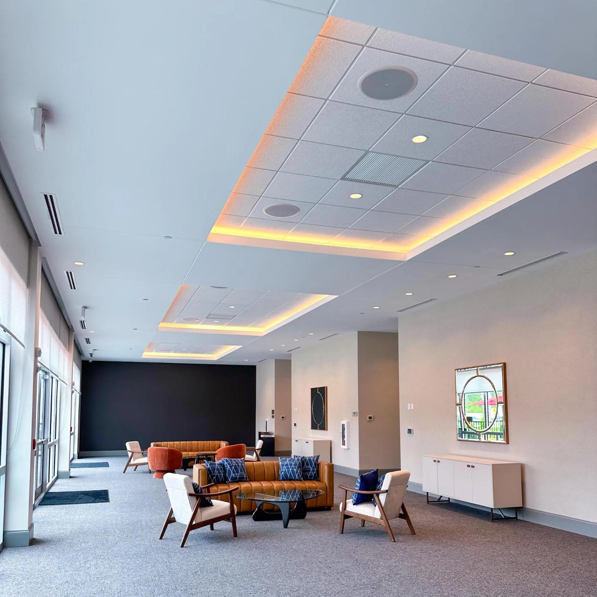 Seating area in Home2 Suites by Hilton Fort Walton Beach Eglin AirForce Base