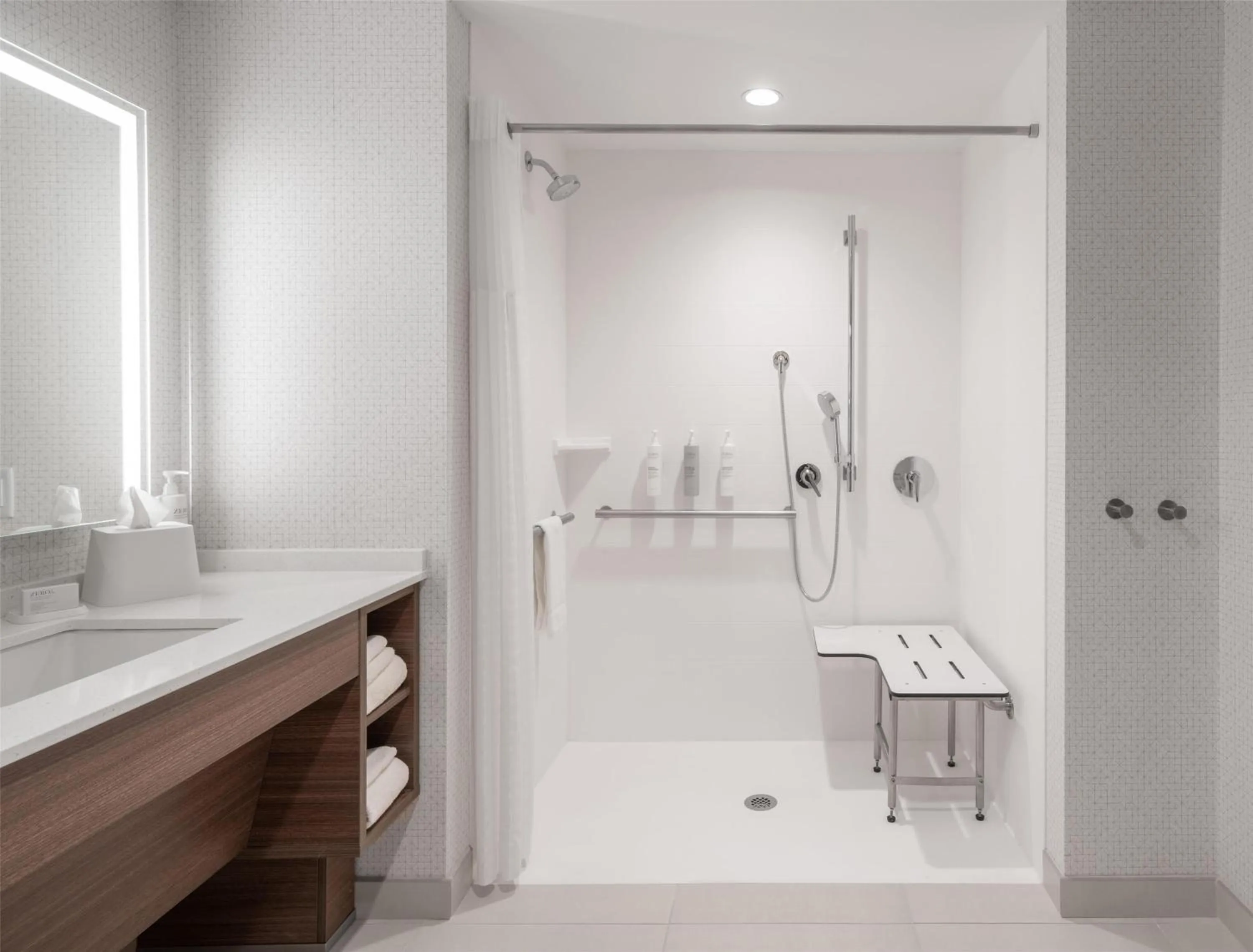 Bathroom in Home2 Suites by Hilton Fort Walton Beach Eglin AirForce Base