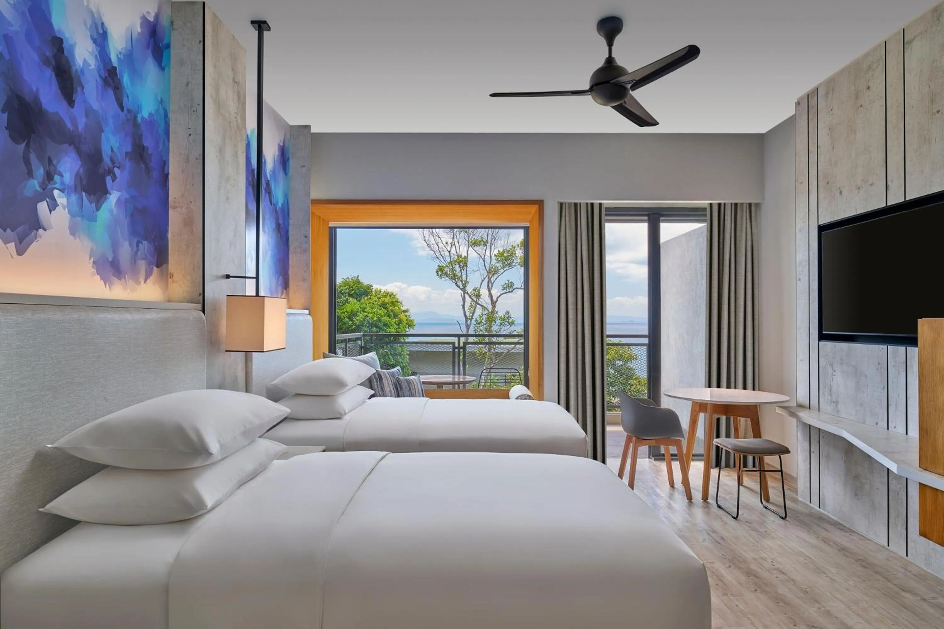 Photo of the whole room, Bed in Perhentian Marriott Resort & Spa