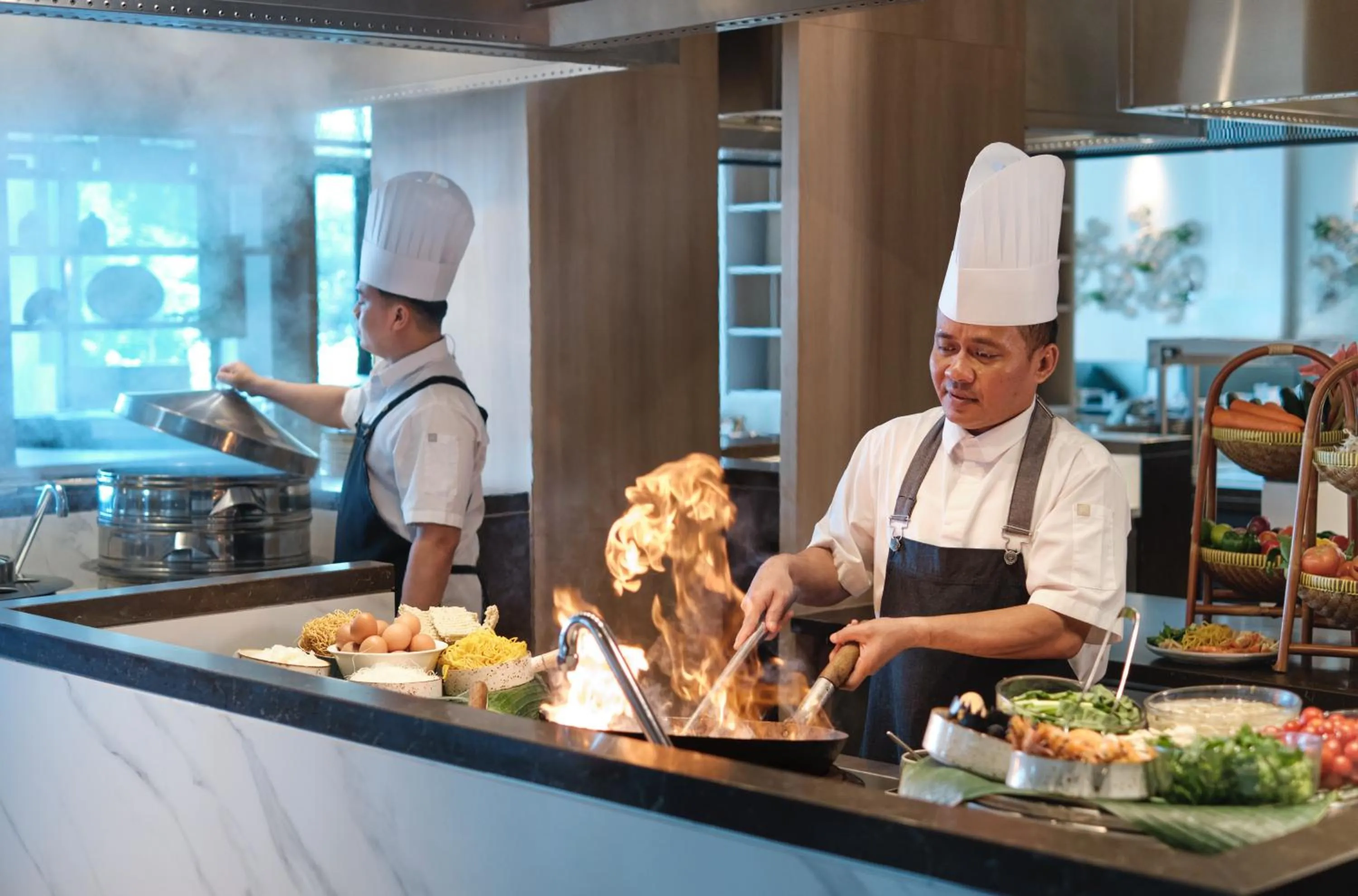 kitchen in Perhentian Marriott Resort & Spa