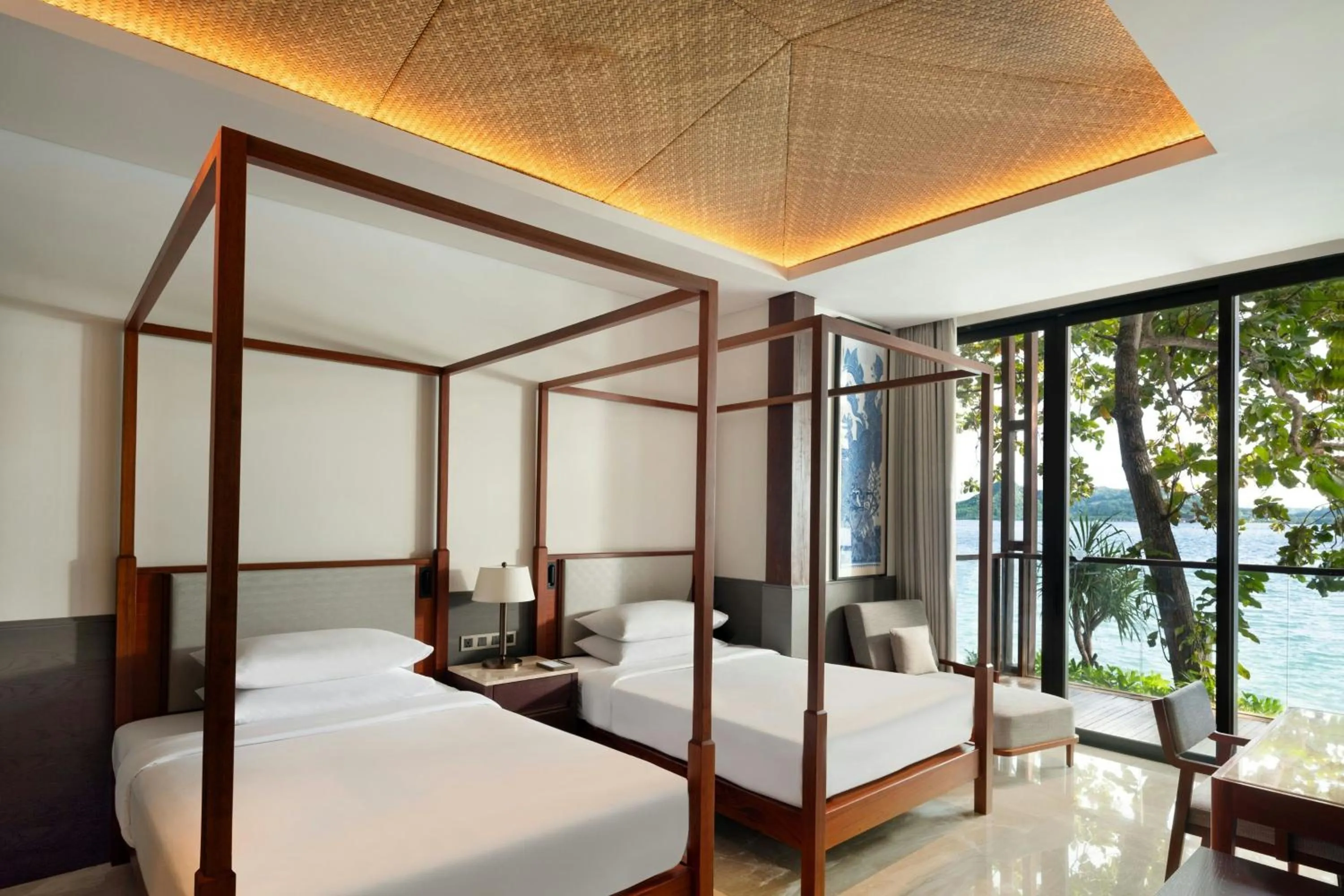 Bedroom, Bed in Lampung Marriott Resort & Spa