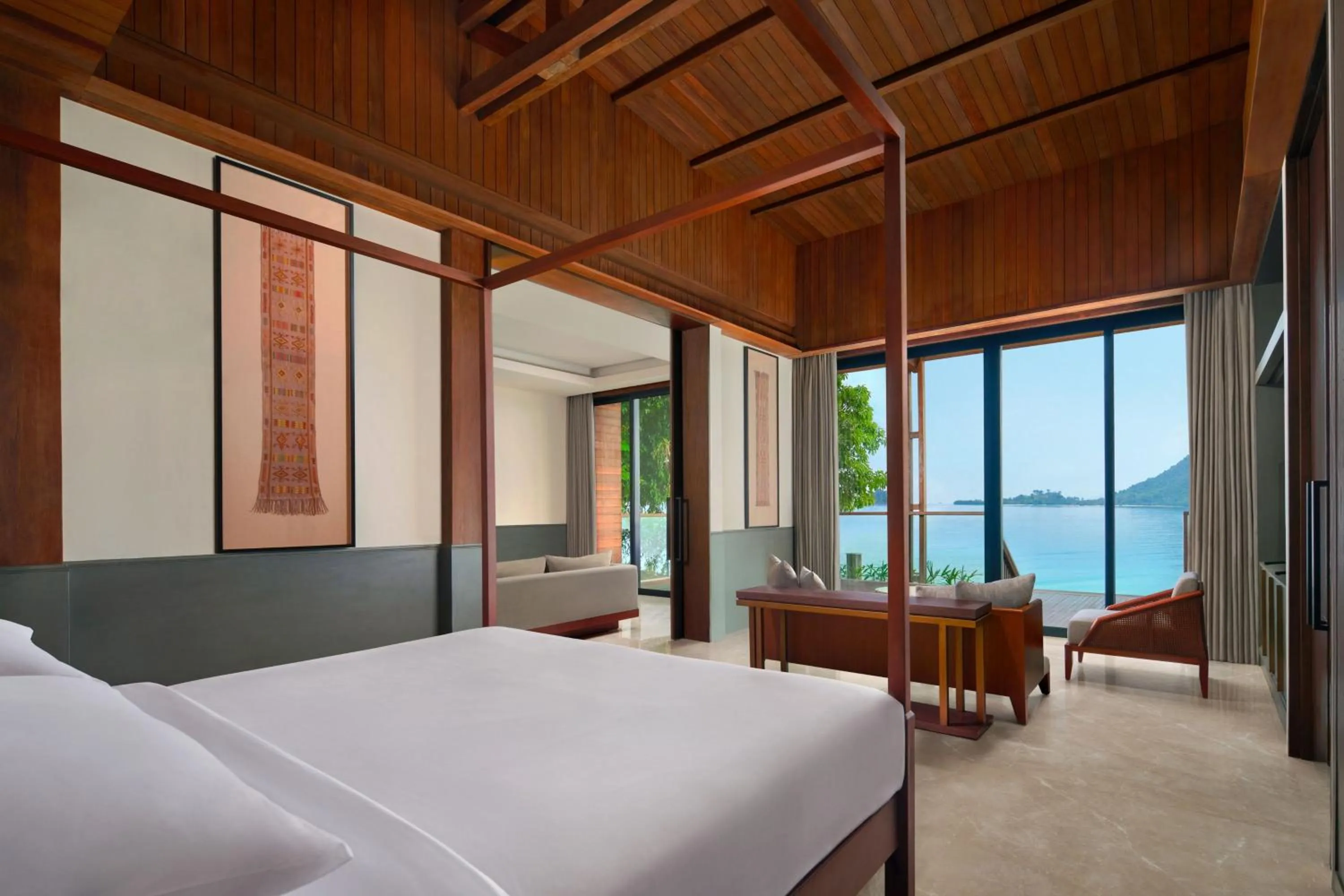 Beach, Bed in Lampung Marriott Resort & Spa
