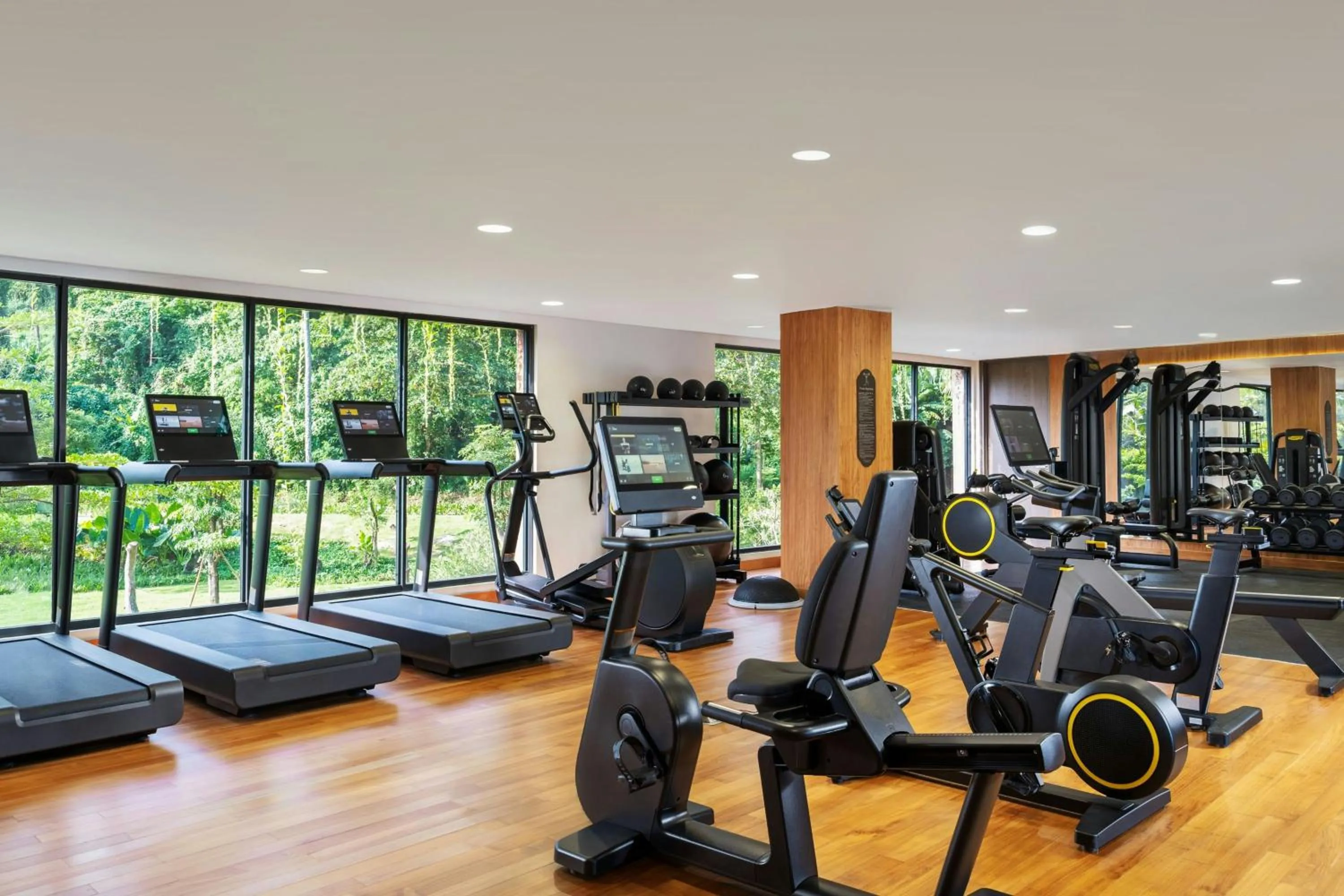 Fitness centre/facilities in Lampung Marriott Resort & Spa