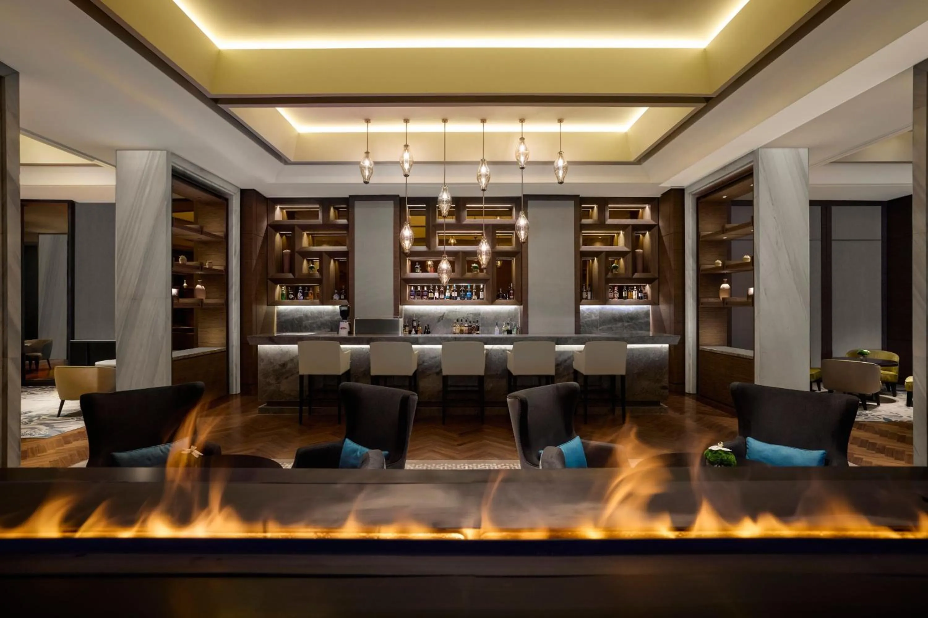 Lobby or reception in JW Marriott Hotel Taiyuan