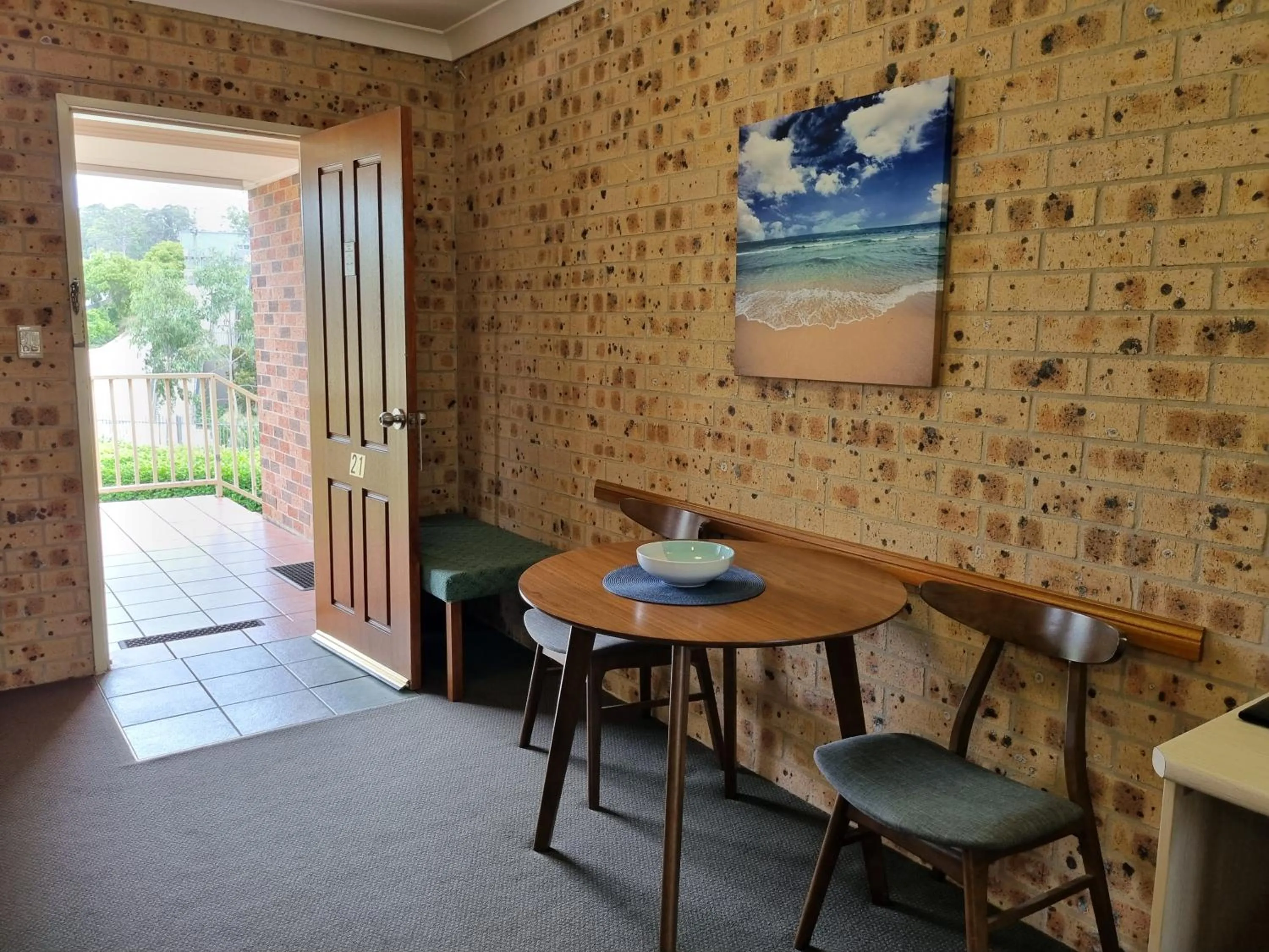 Seating area in Cardiff Motor Inn