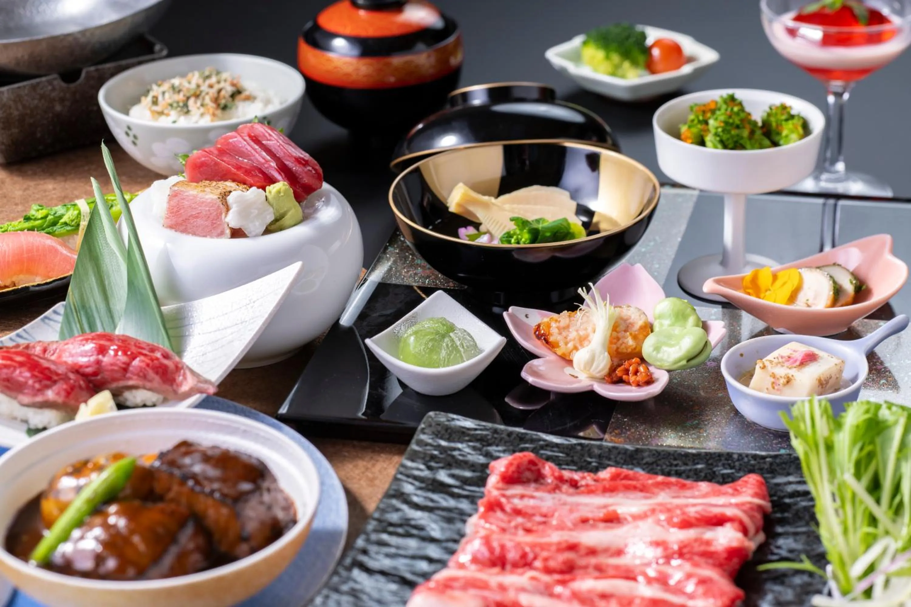 Food in Isawa Tokiwa Hotel