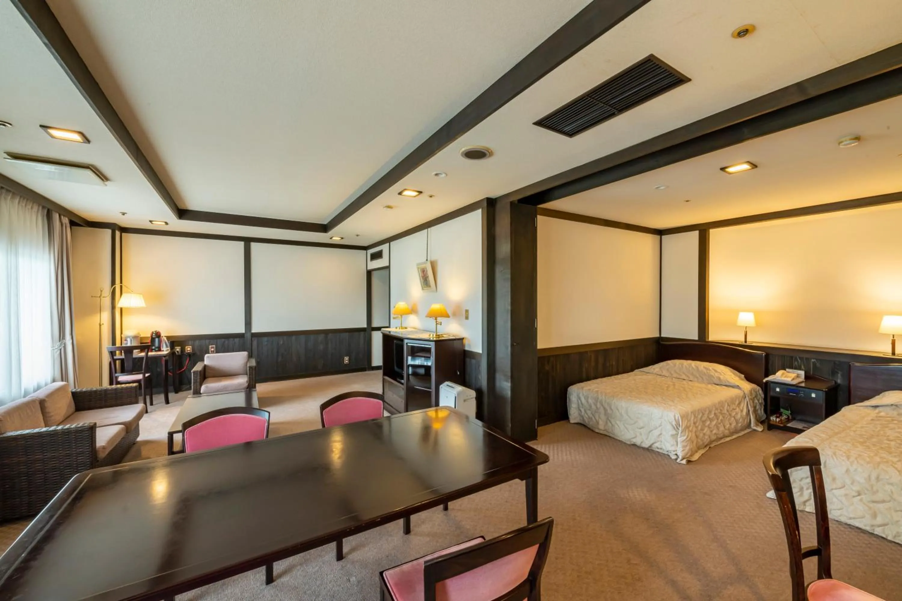 Bed in Isawa Tokiwa Hotel