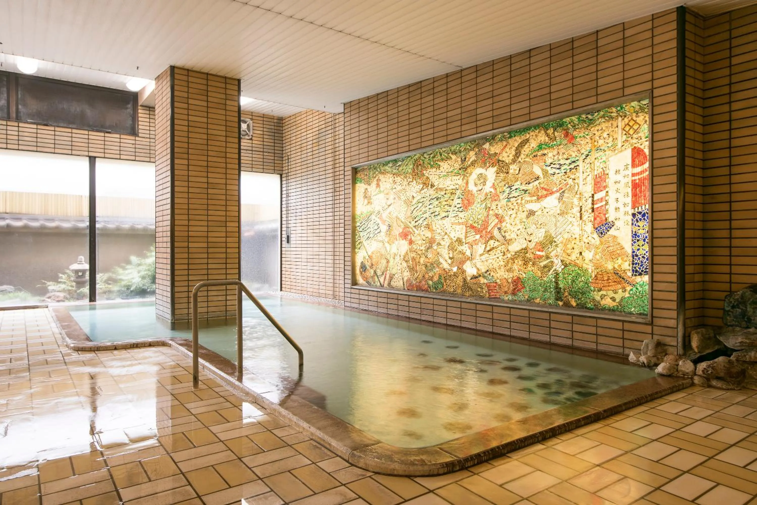 Hot Spring Bath in Isawa Tokiwa Hotel