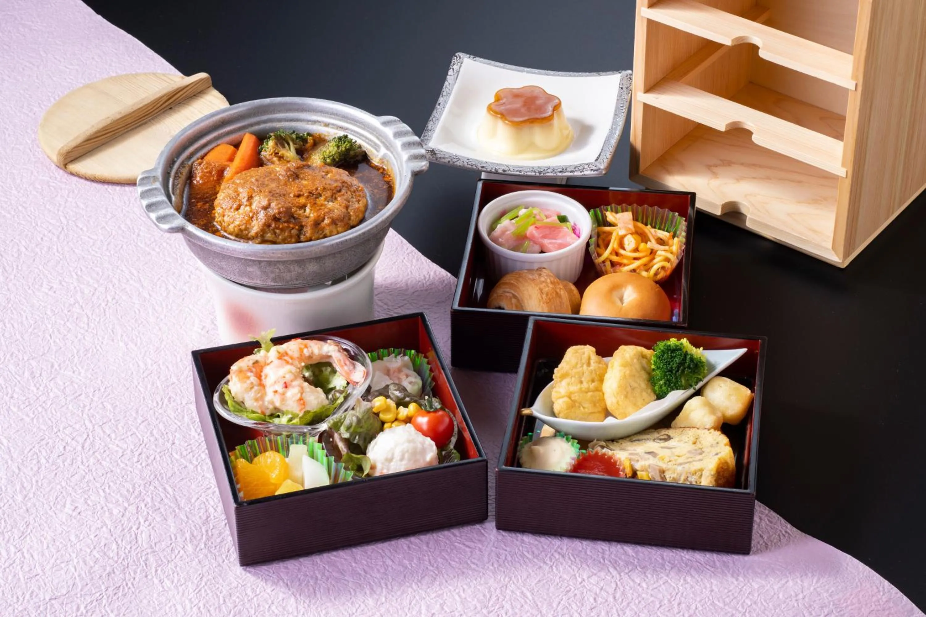 Food in Isawa Tokiwa Hotel