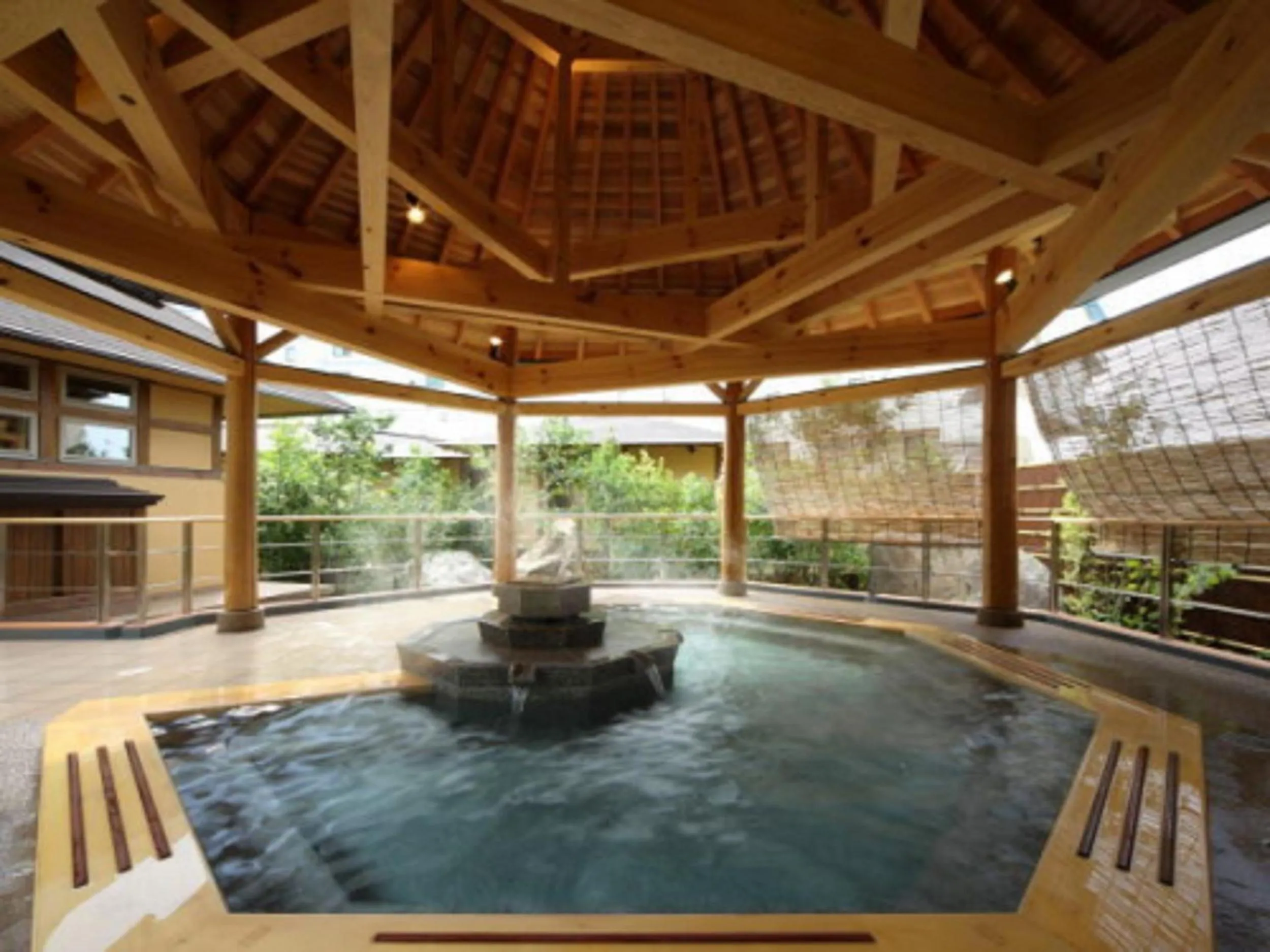 Hot Spring Bath in Hotel Shion