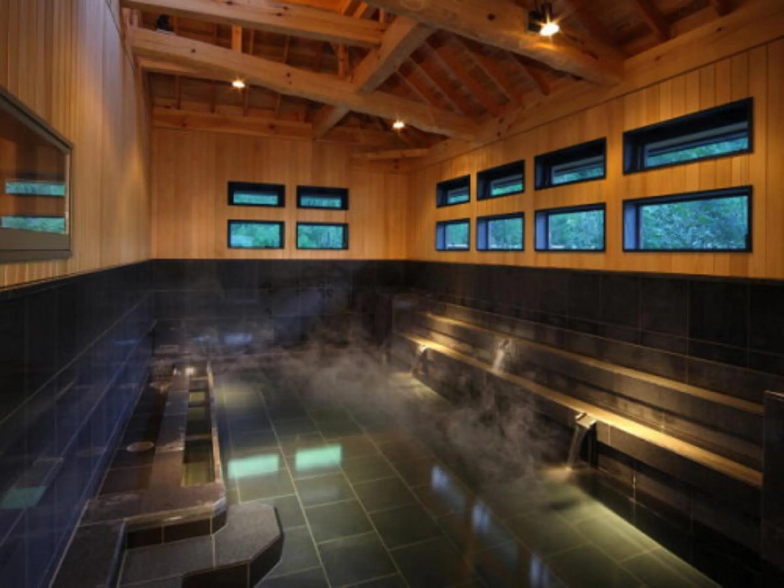 Hot Spring Bath in Hotel Shion