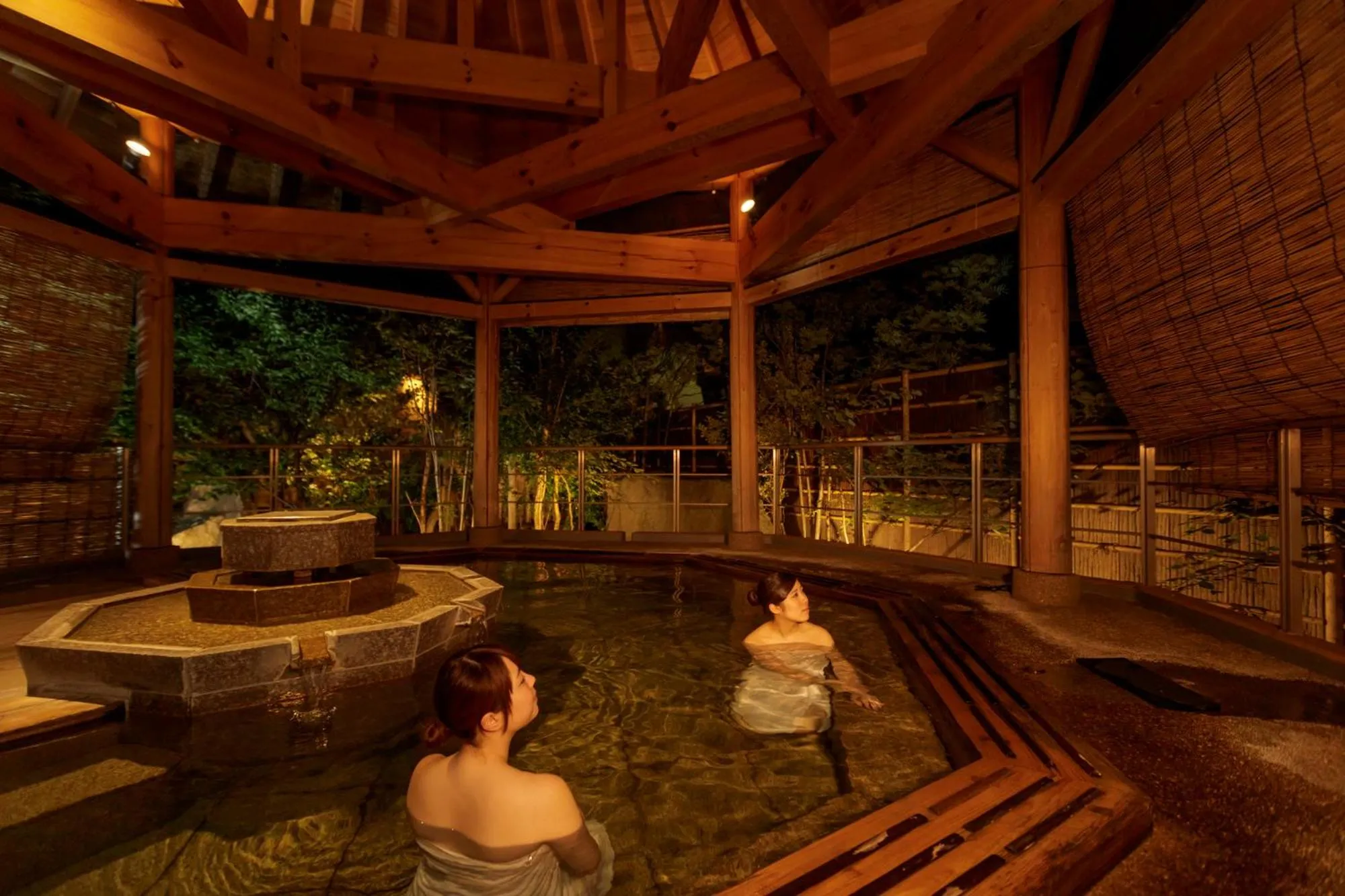 Hot Spring Bath in Hotel Shion