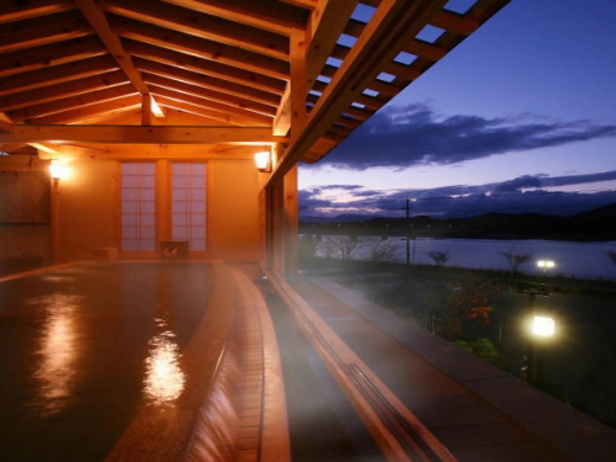 Hot Spring Bath in Hotel Shion