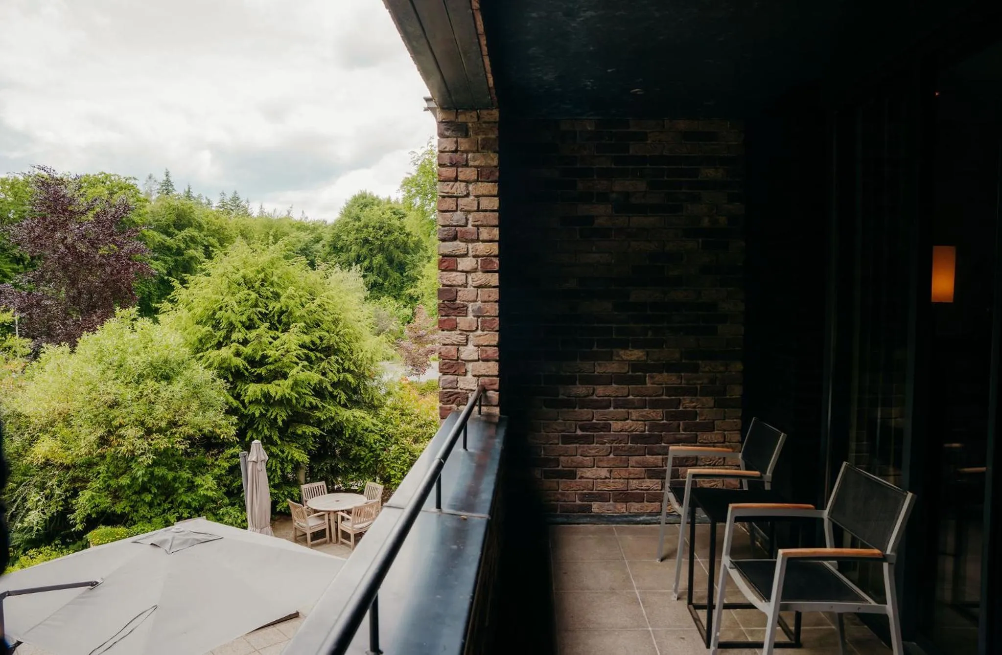 Balcony/Terrace in Hotel Gastronomique de Echoput
