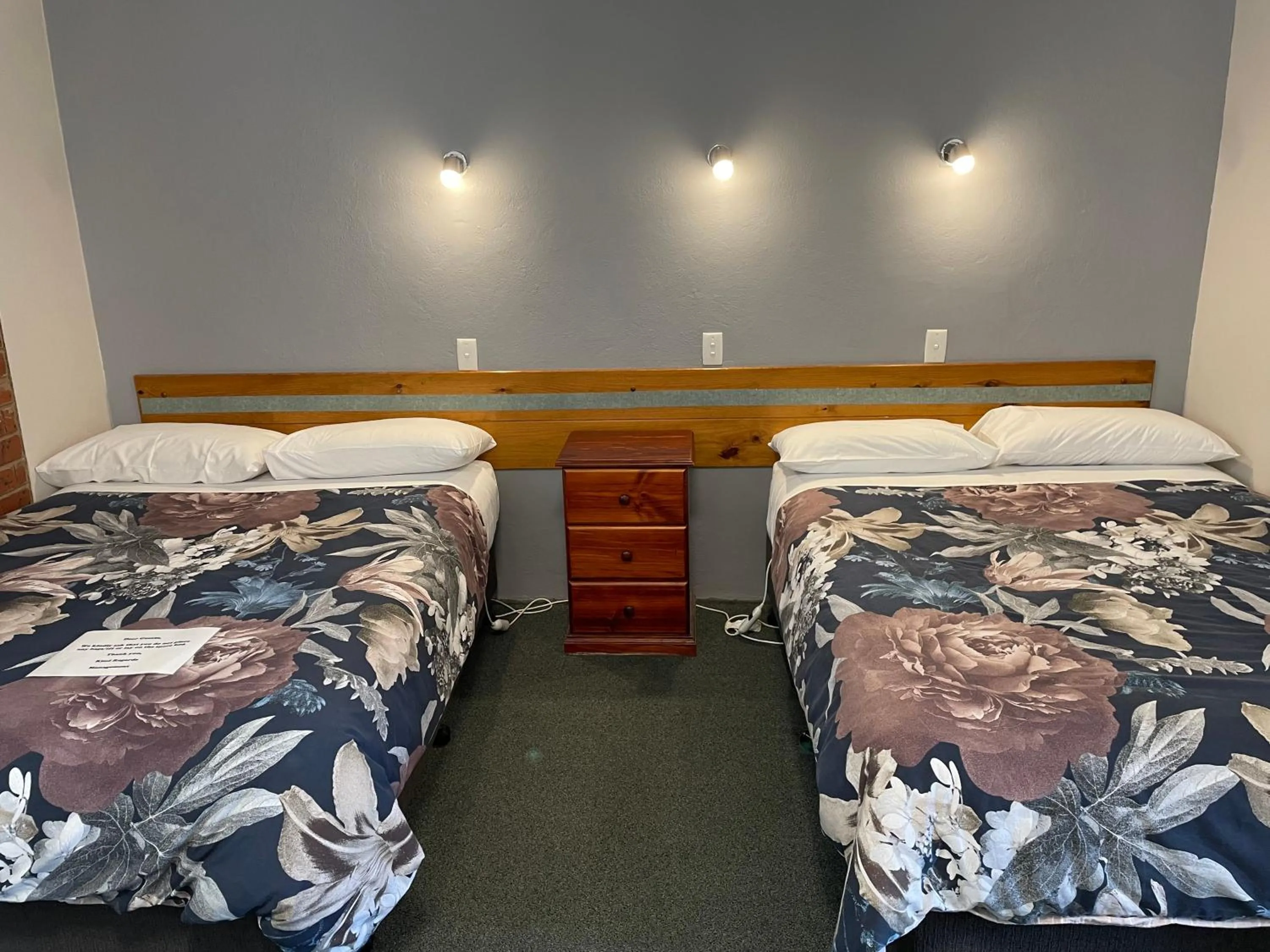 Bed in Camperdown Cascade Motel