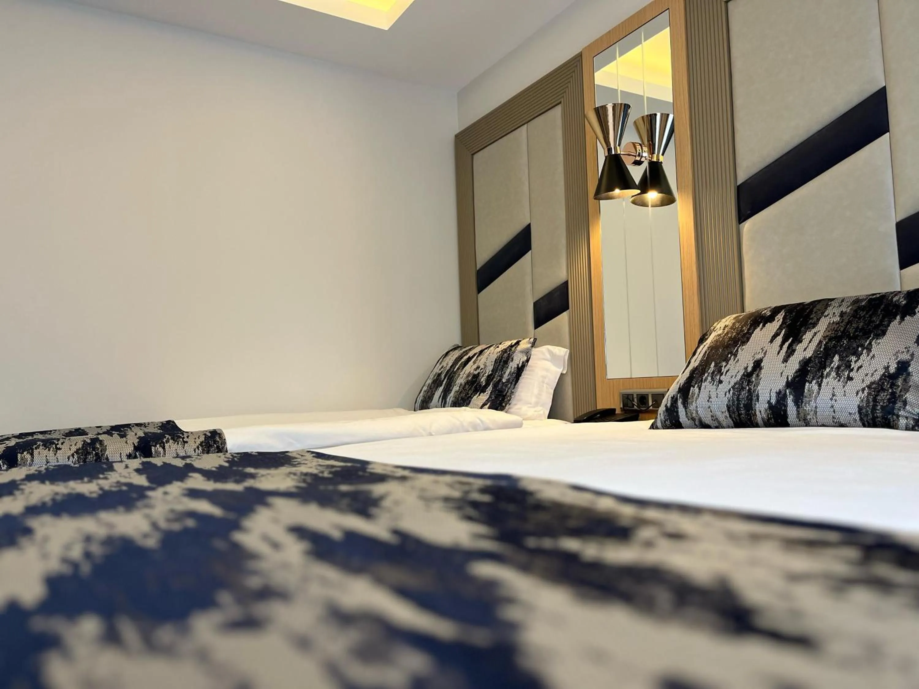 Decorative detail, Bed in Downtown Sirkeci Hotel