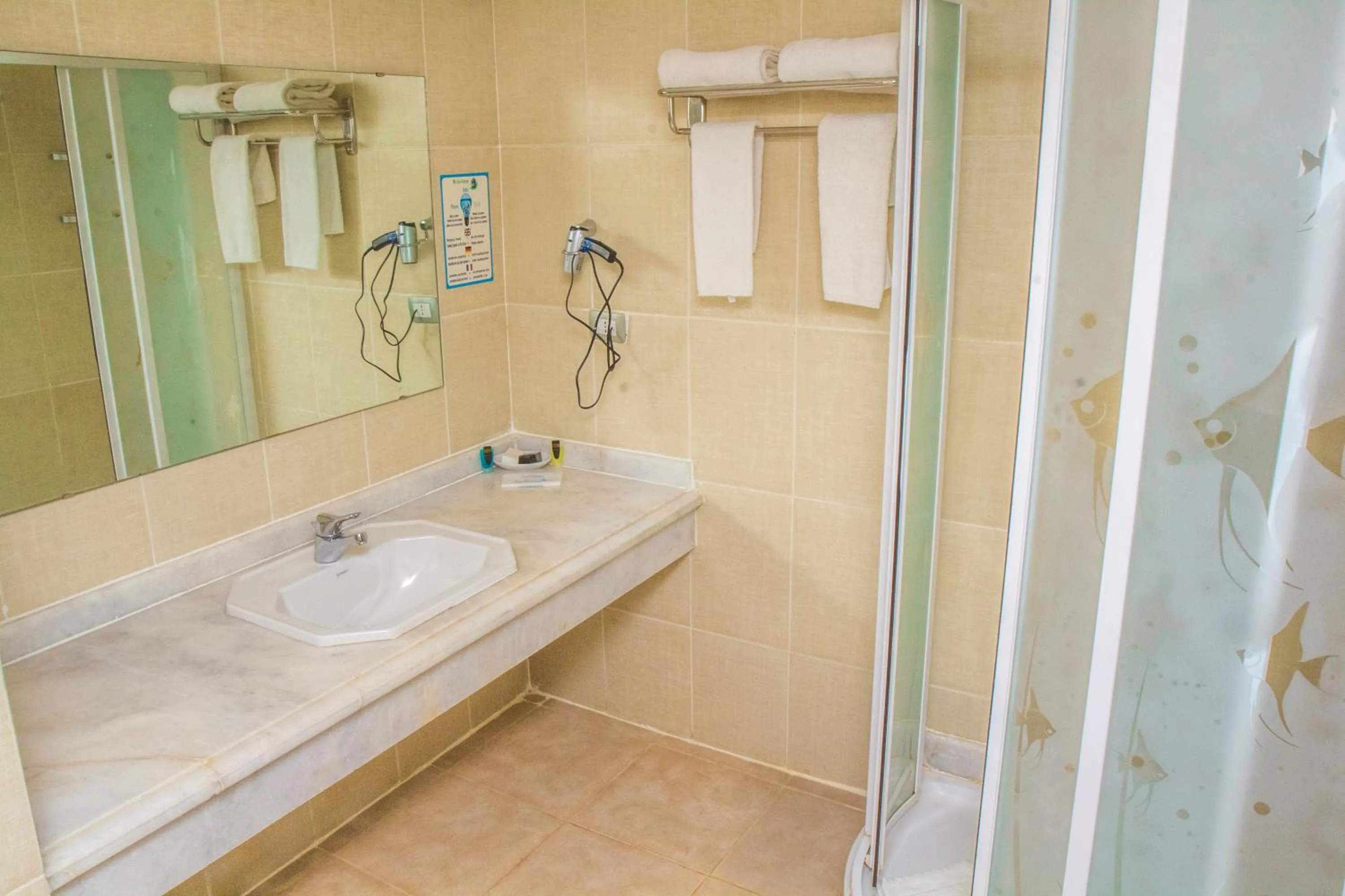 Bathroom in Viva Blue Resort and Diving Sharm El Naga (Adults Only)