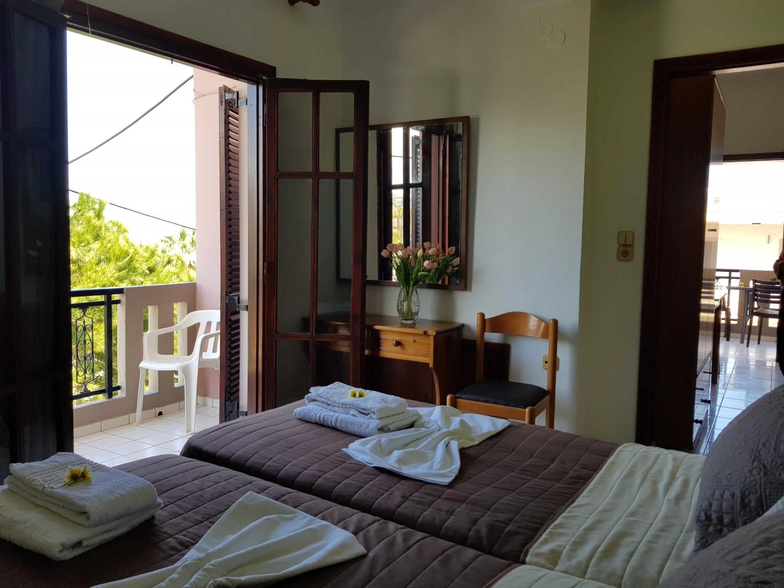 Bedroom, Bed in Angela Apartments