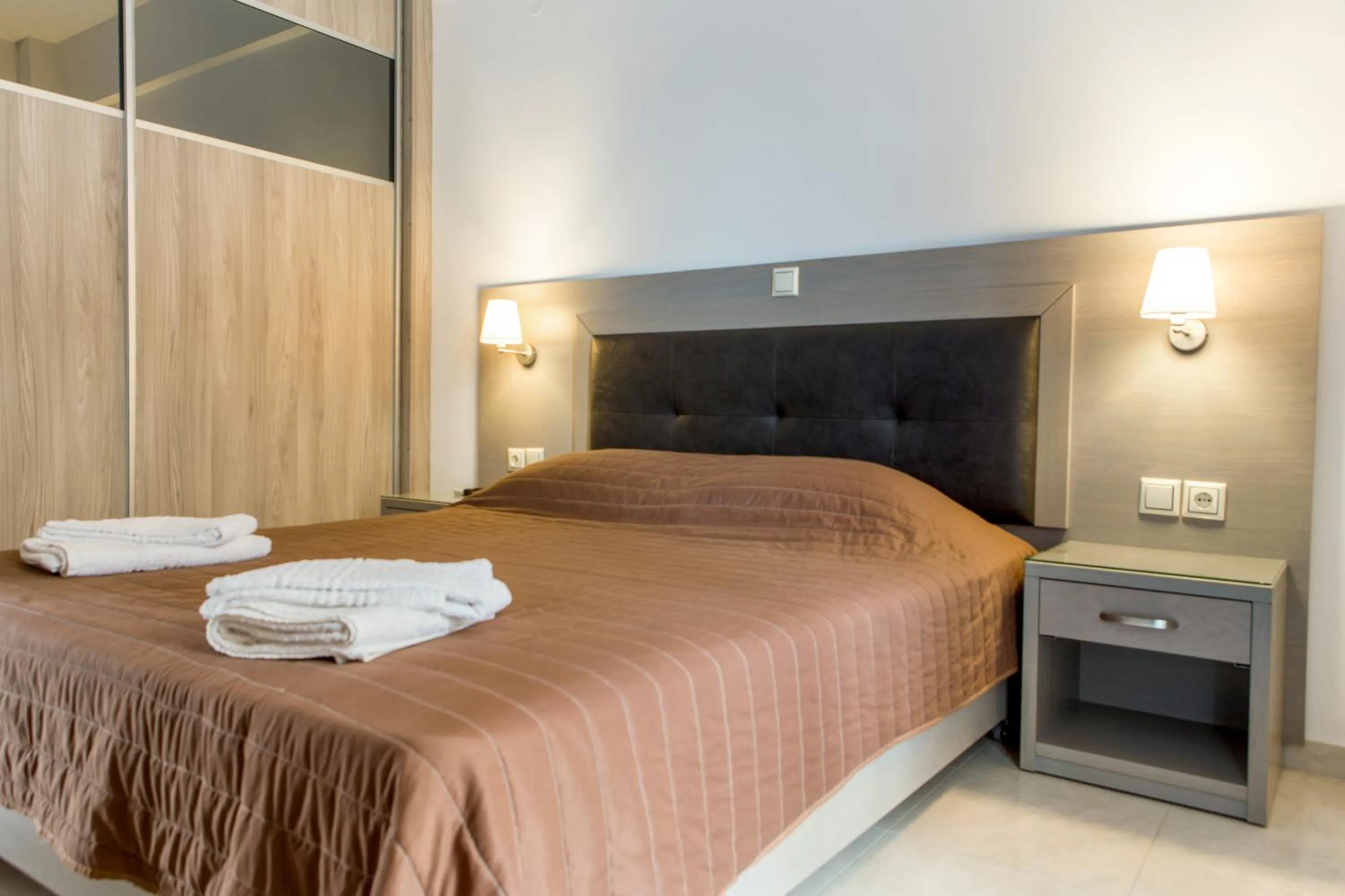 Bedroom, Bed in Angela Apartments