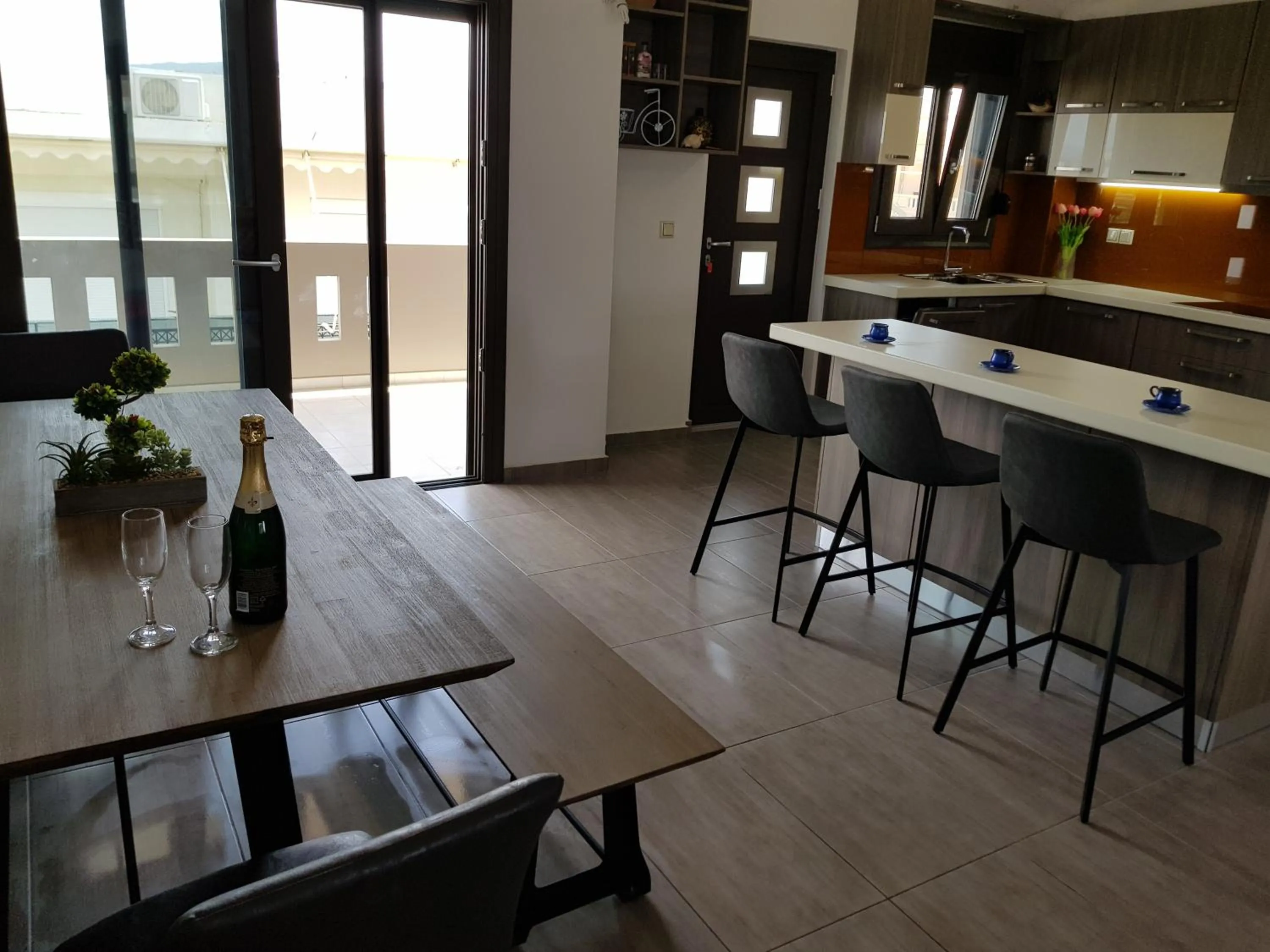 Lounge or bar in Angela Apartments