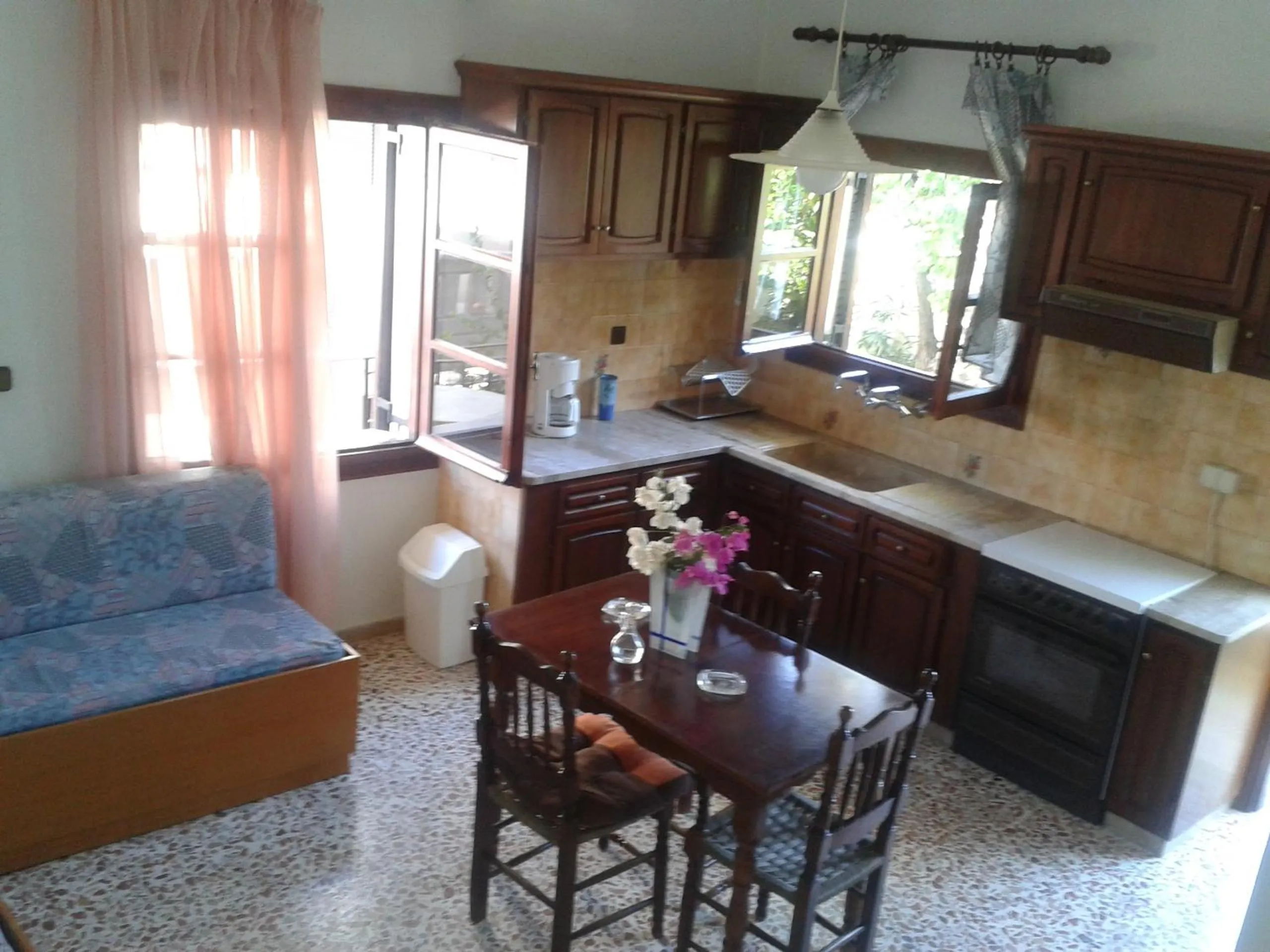 Seating area in Angela Apartments