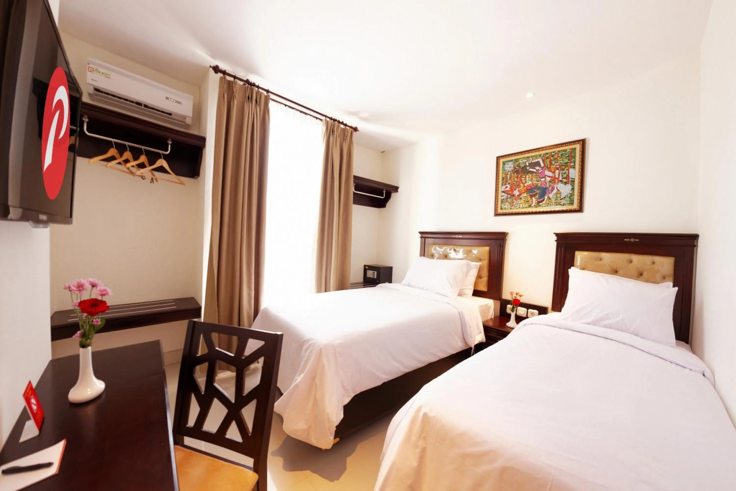 Bed in d'primahotel Pattimura Makassar