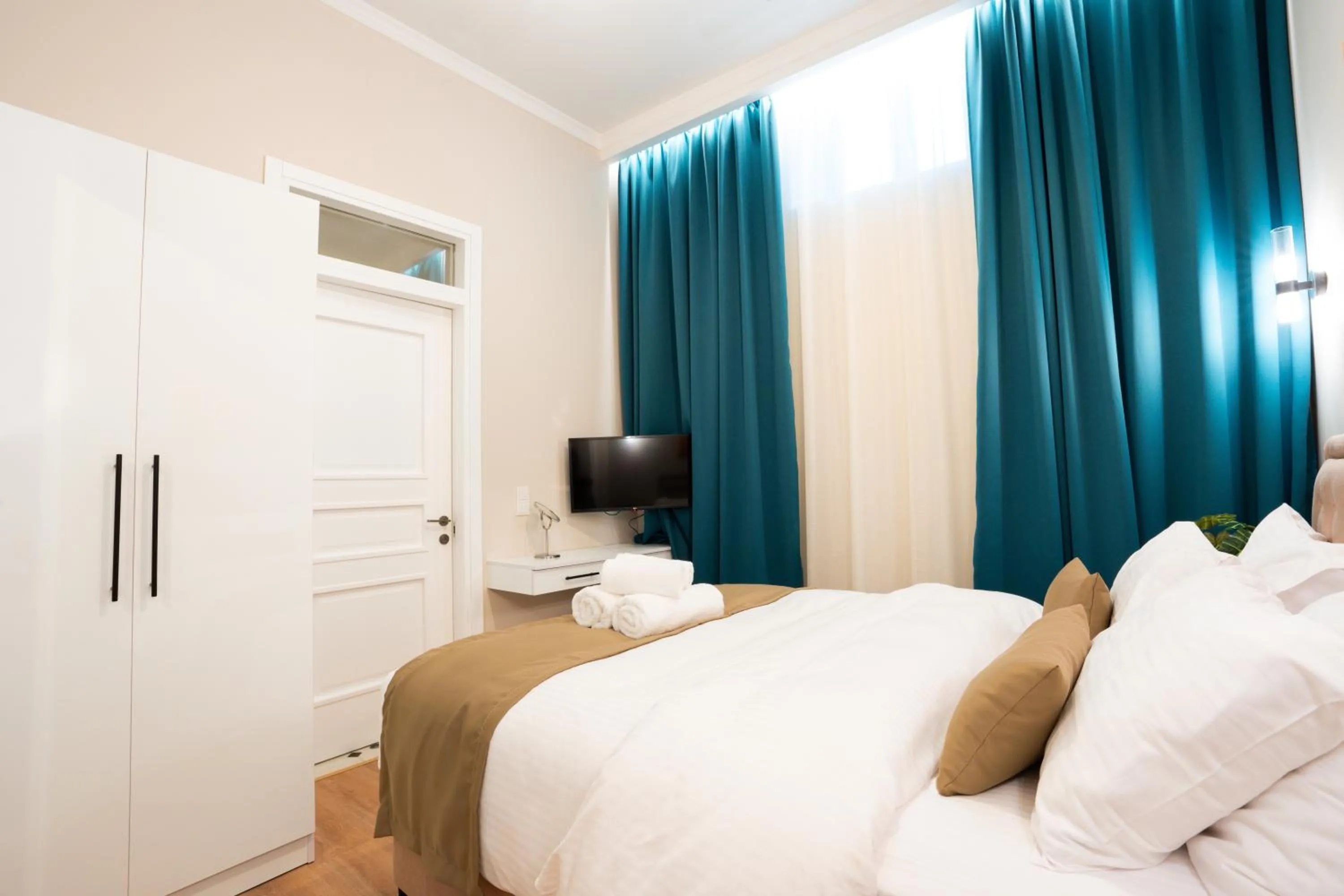 Bed in Oikia Classic House in Old Town Kavala