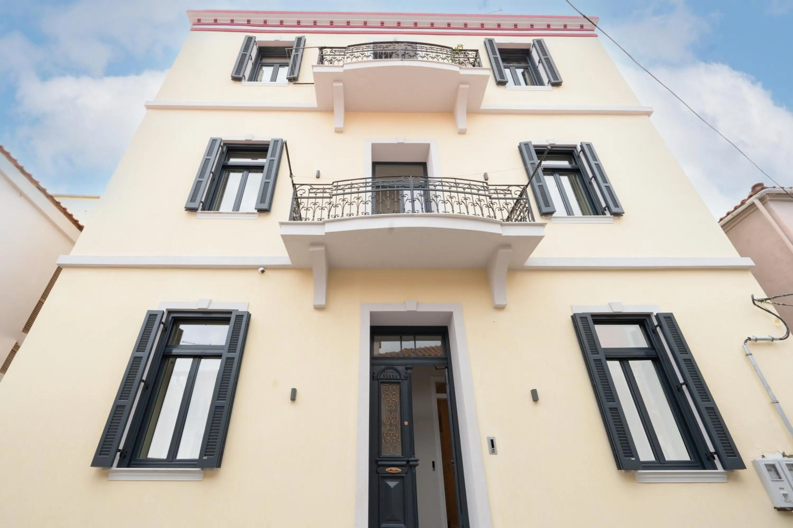 Facade/entrance in Oikia Classic House in Old Town Kavala