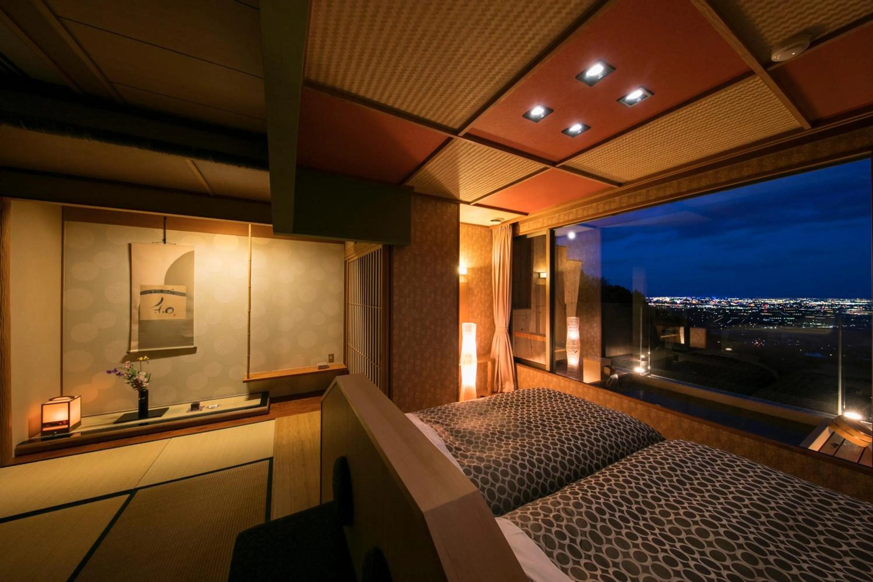 Night, Bed in Takimotokan Yuki No Sato