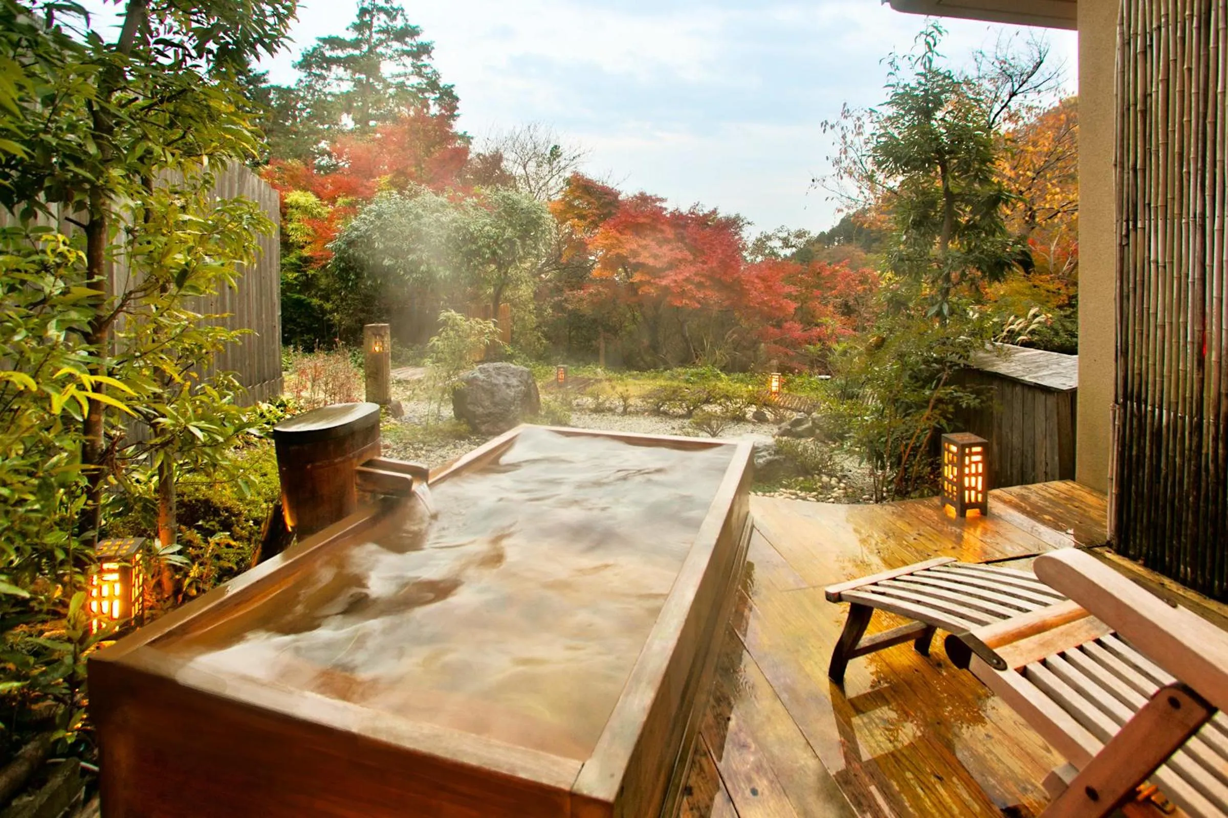 Garden in Takimotokan Yuki No Sato