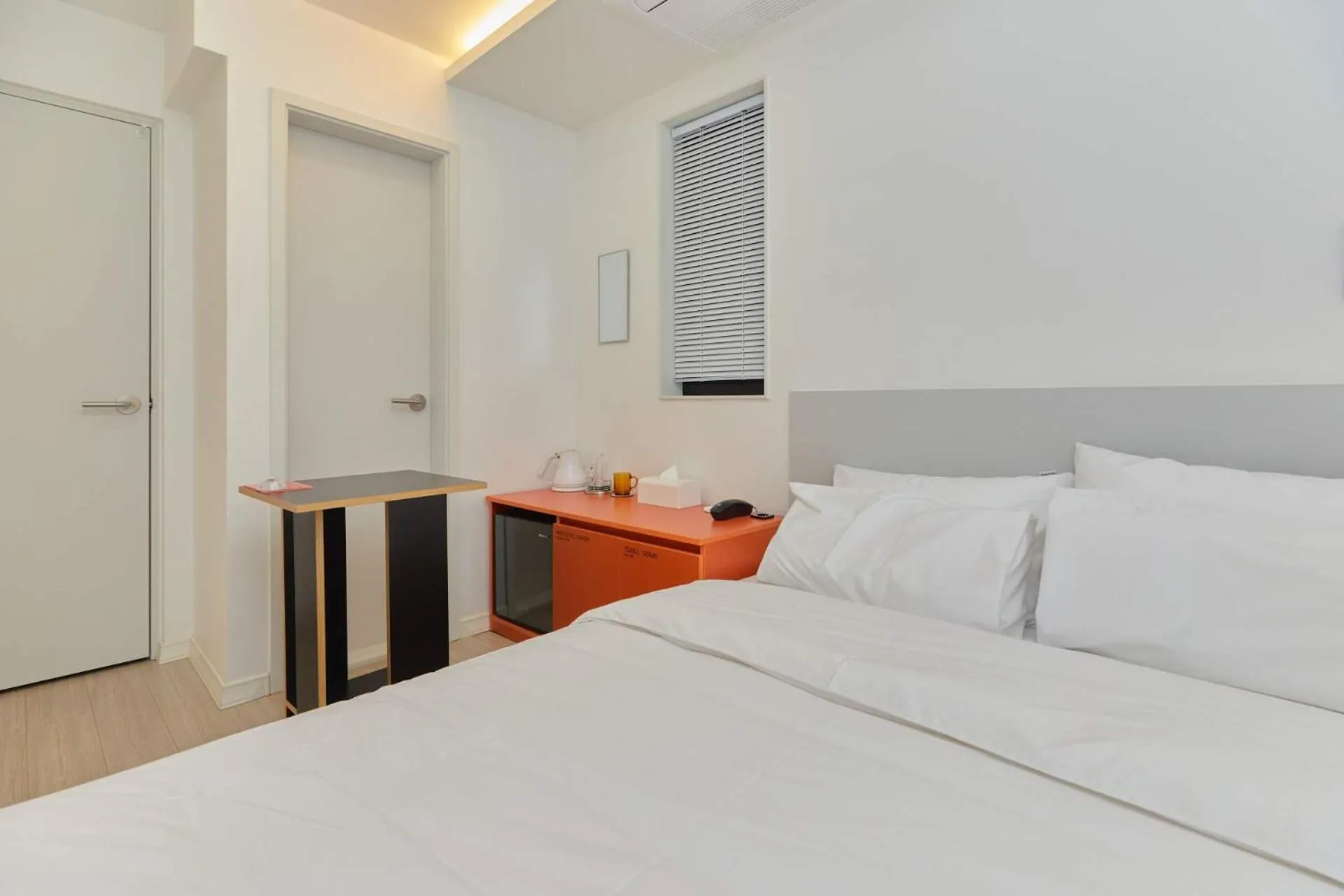 Bed in Aank Hotel Seoul Sinchon