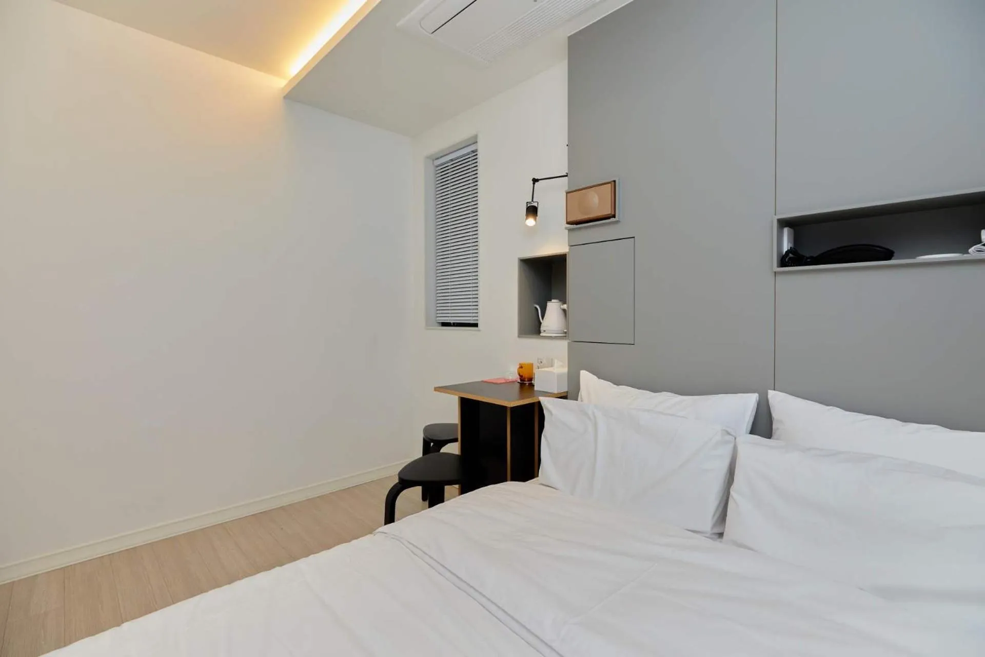Bed in Aank Hotel Seoul Sinchon