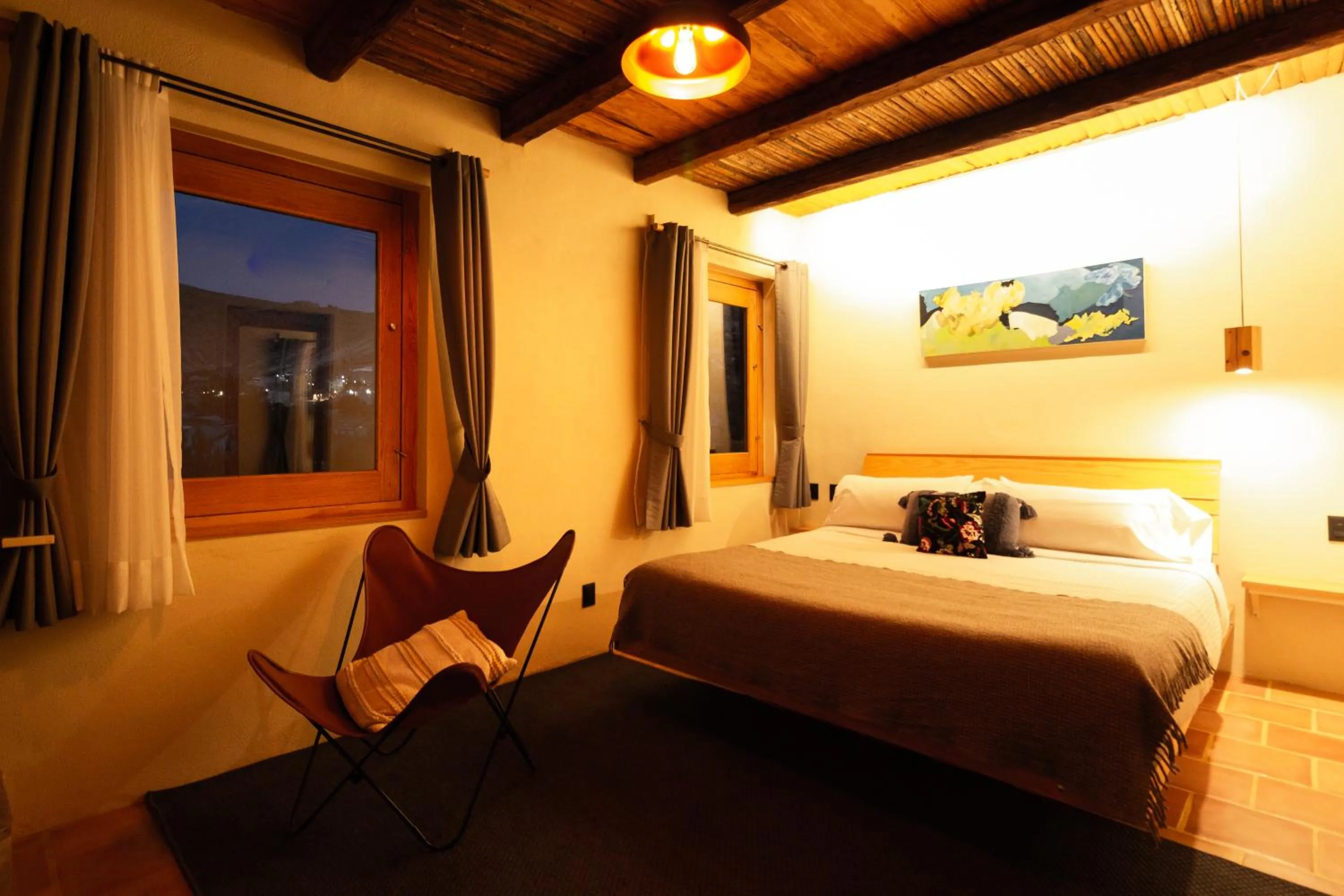 Bed in Hotel La Tarjea