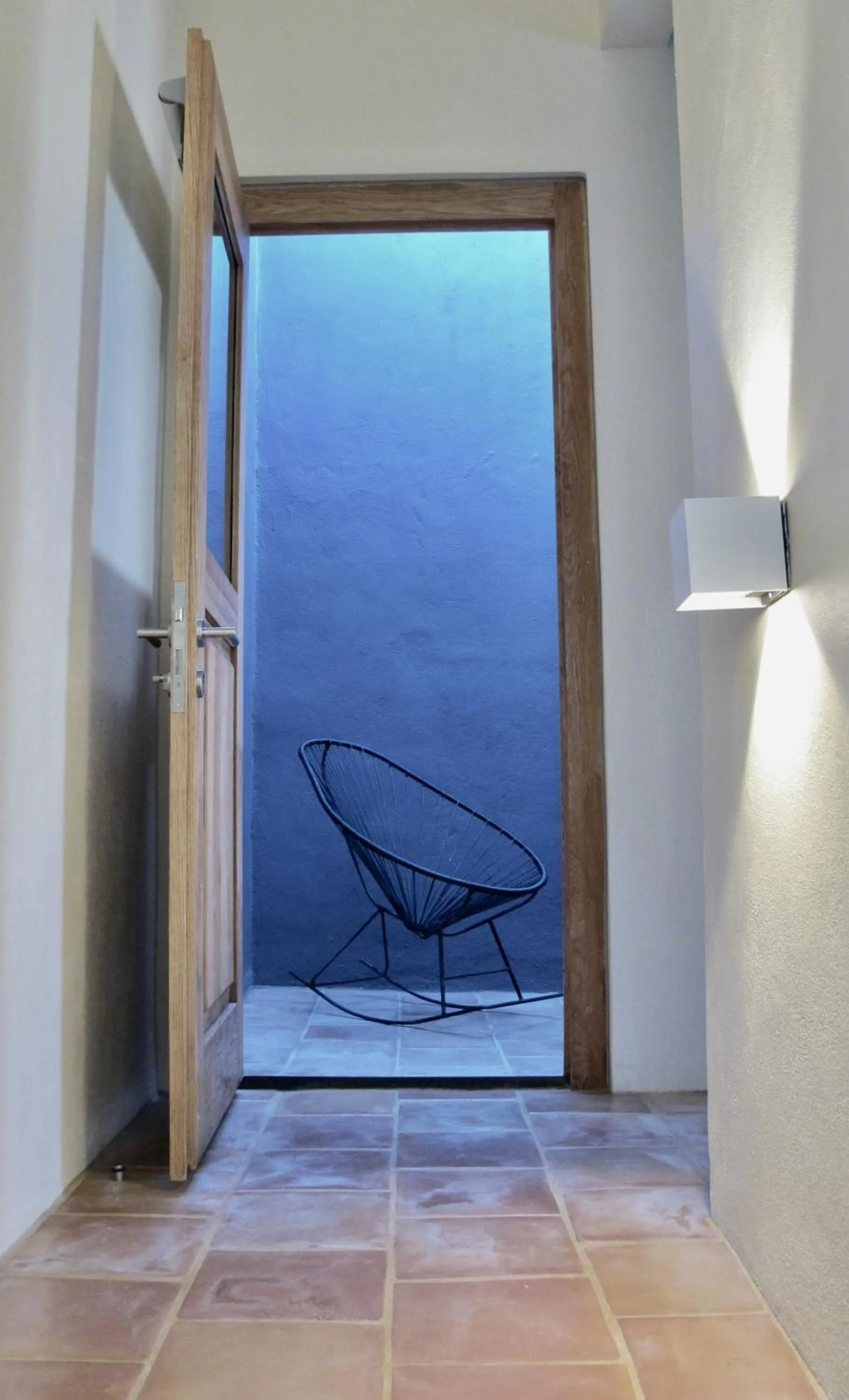 Patio in Hotel La Tarjea