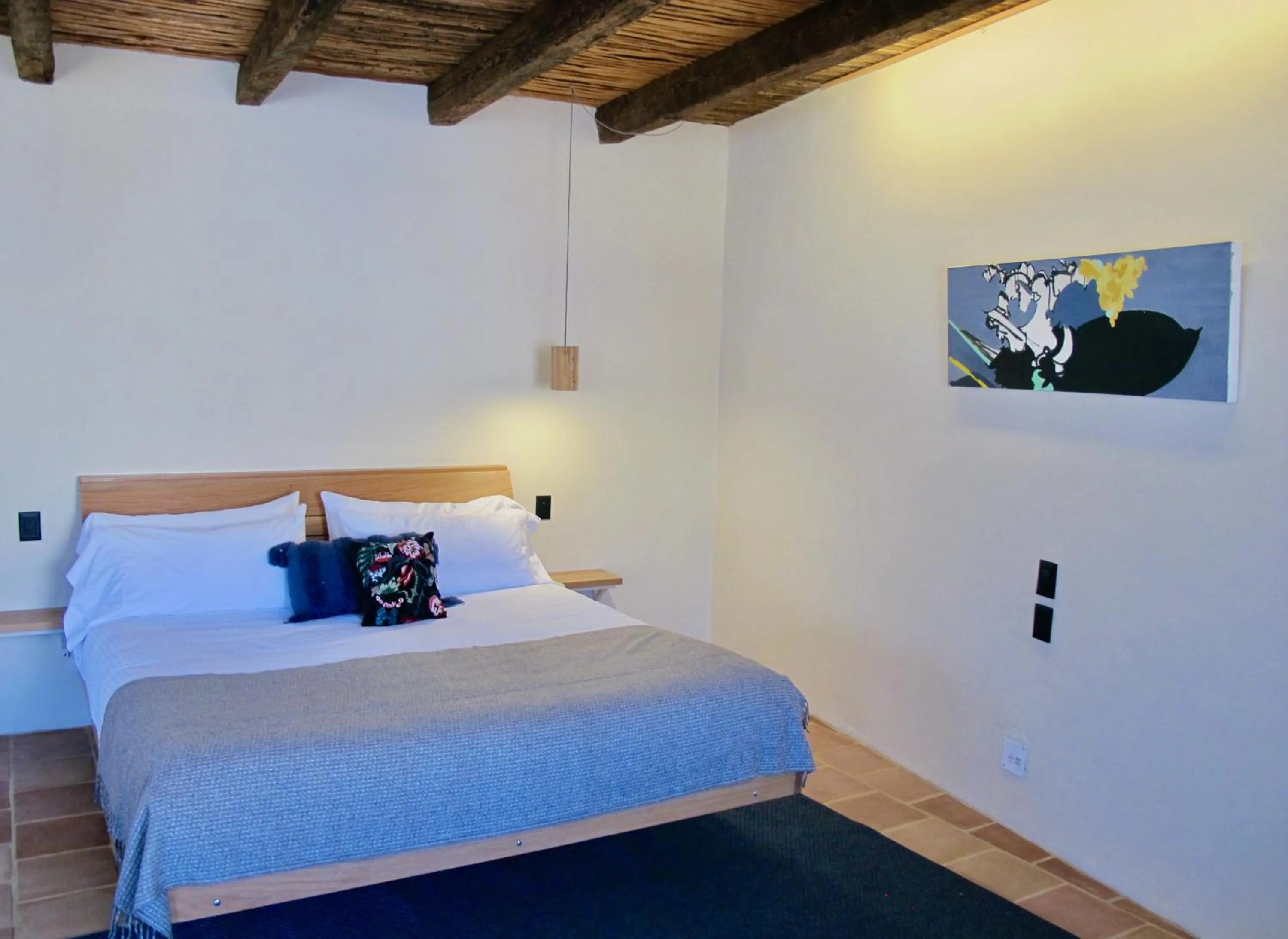 Bed in Hotel La Tarjea