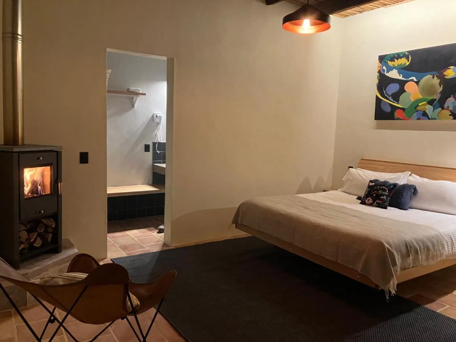 Bed in Hotel La Tarjea