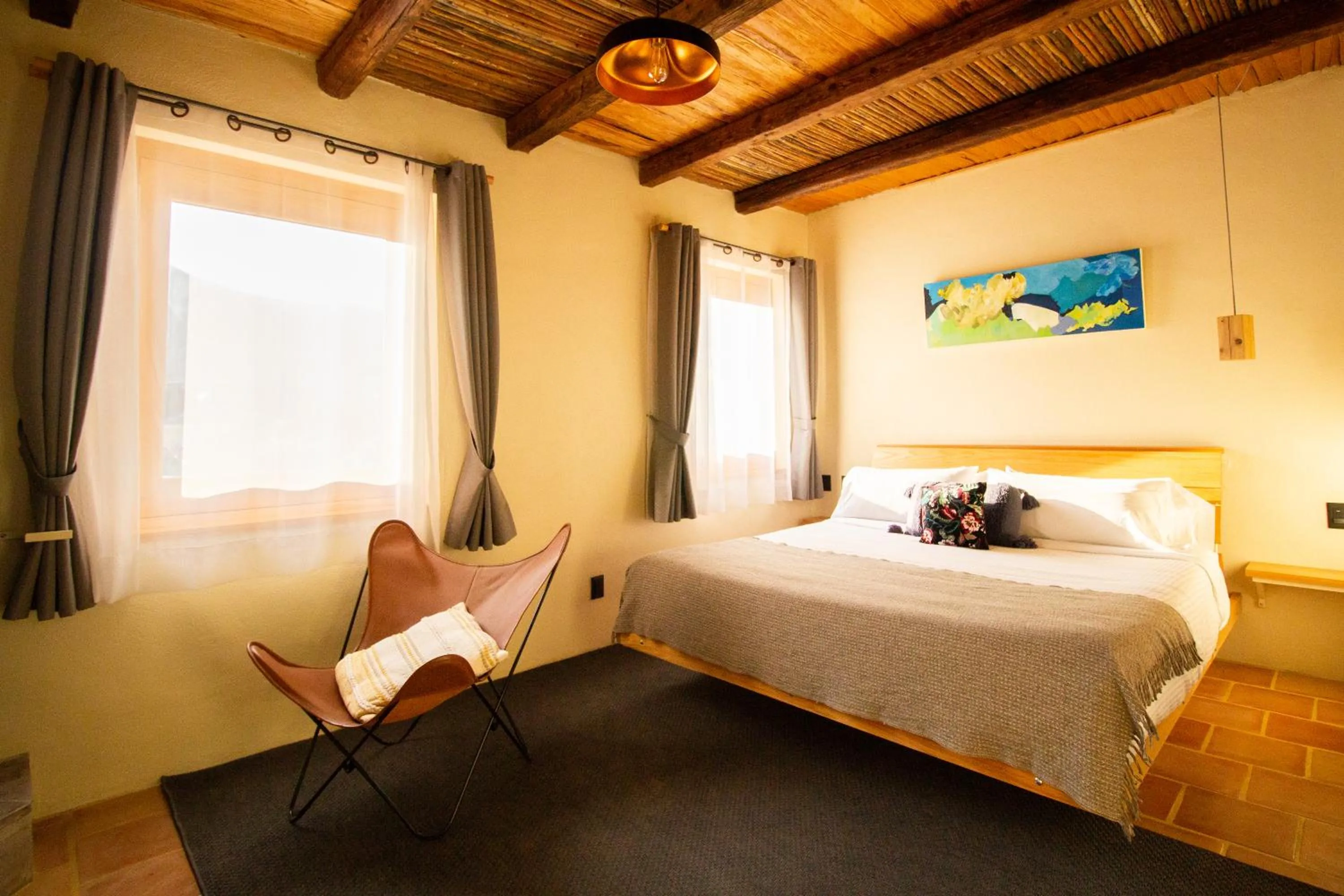 Bed in Hotel La Tarjea