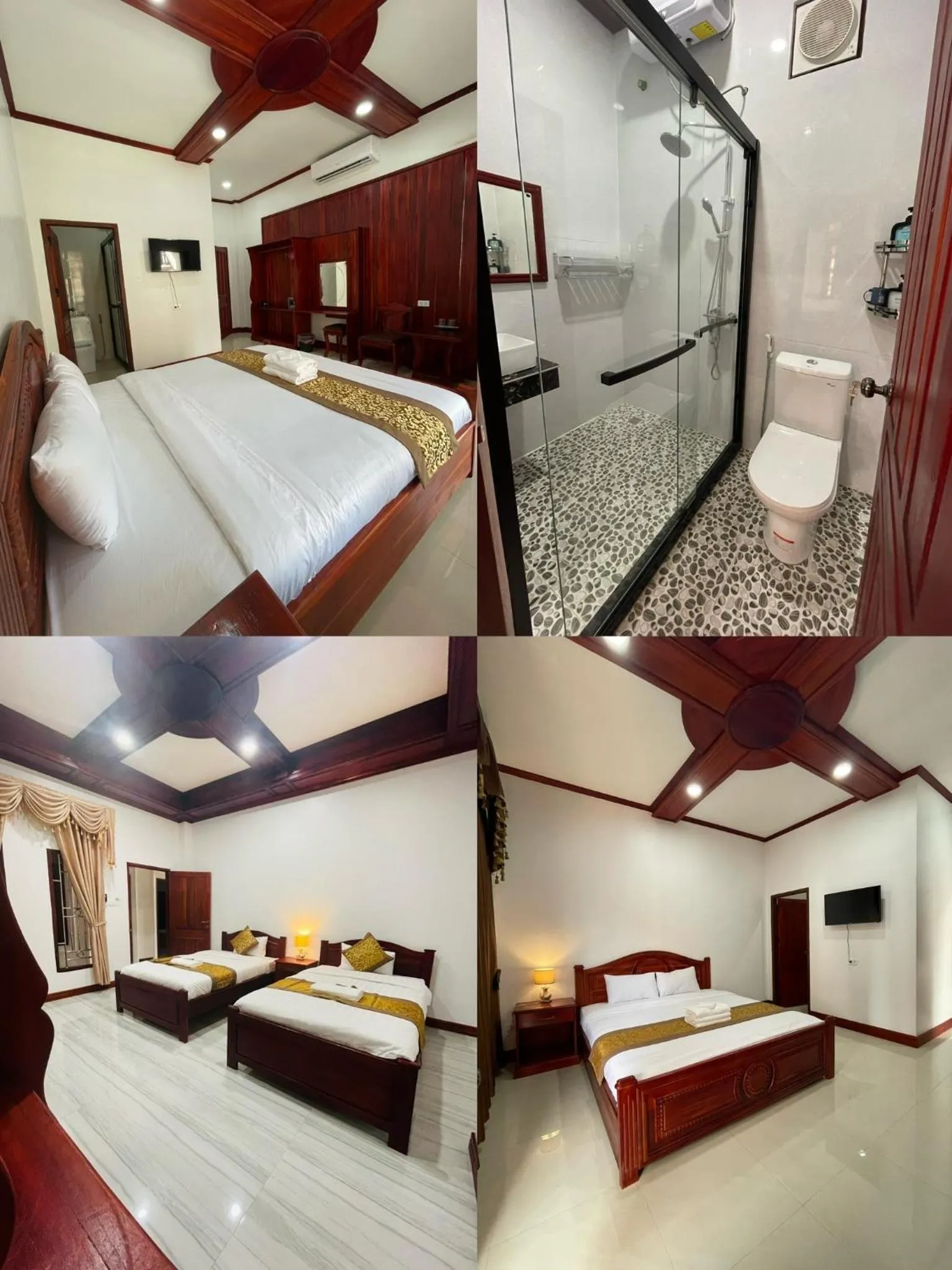 Bed in PhaiLin Hotel