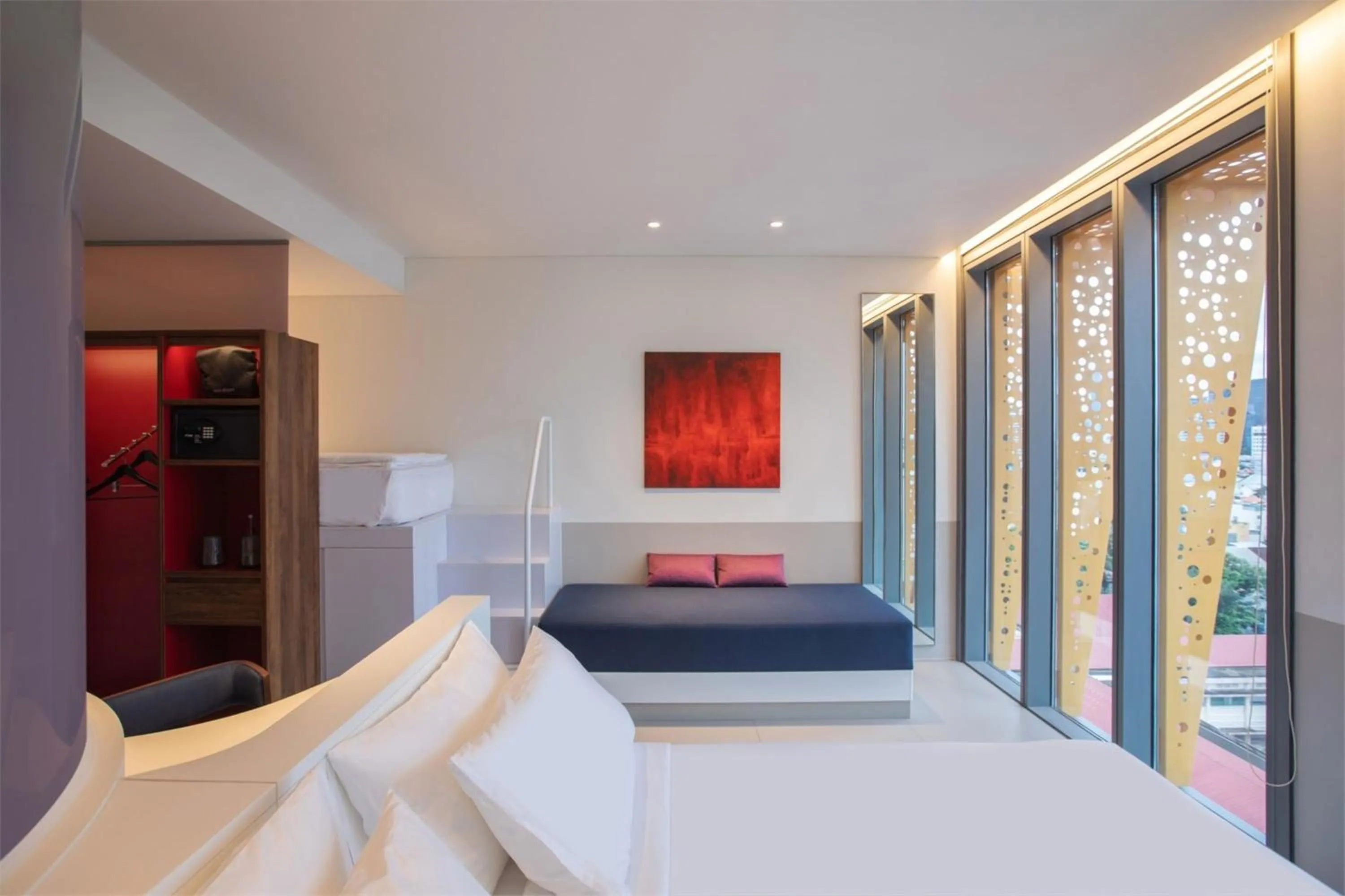 Bed in Wink Hotel Can Tho Ninh Kieu Wharf - 24hrs Stay & Rooftop Pool Bar