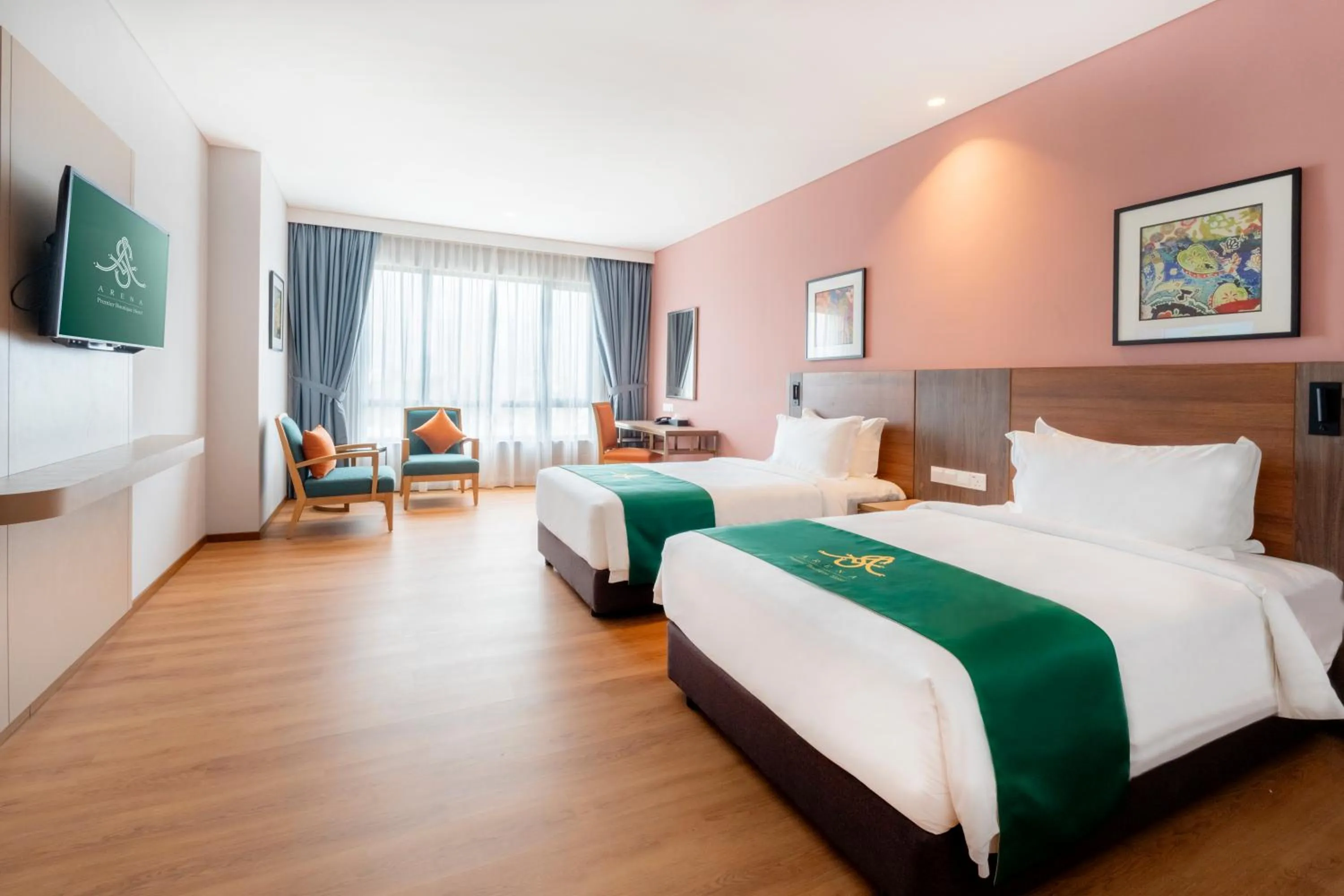 Bed in Arena Premier Hotel