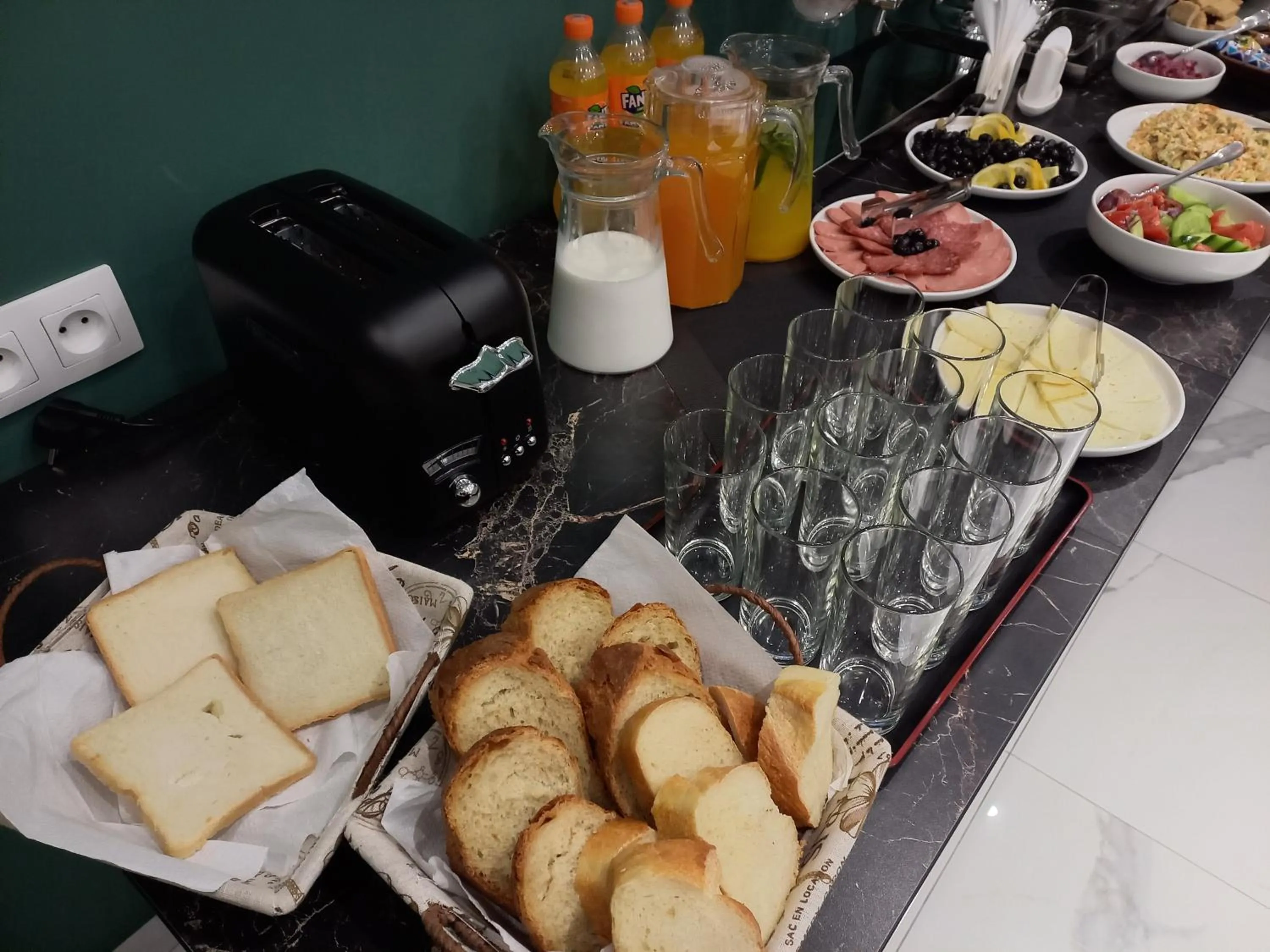 Buffet breakfast in Avenue 23 Boutique Hotel