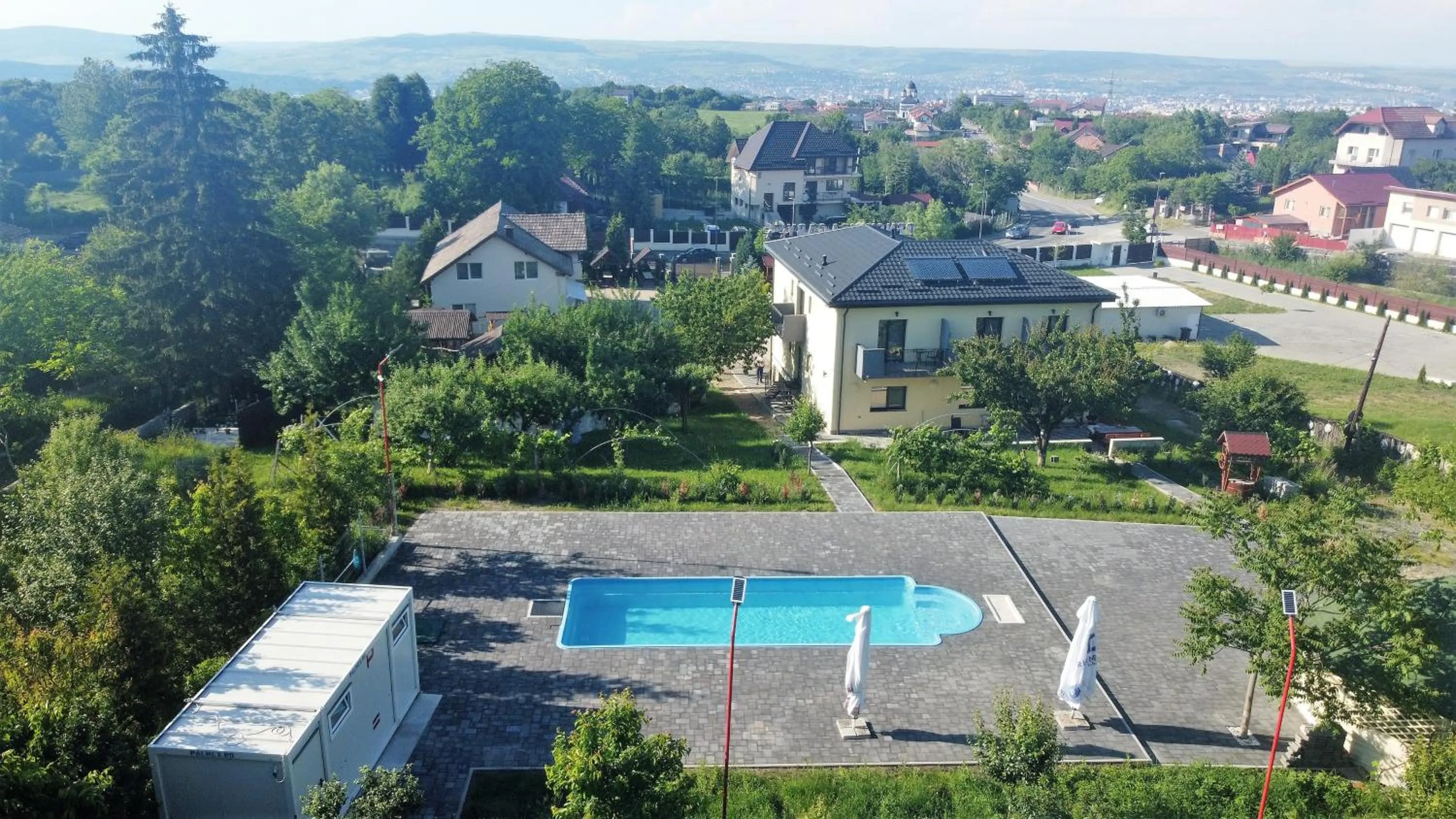 Bird's eye view in Pensiunea Gaby