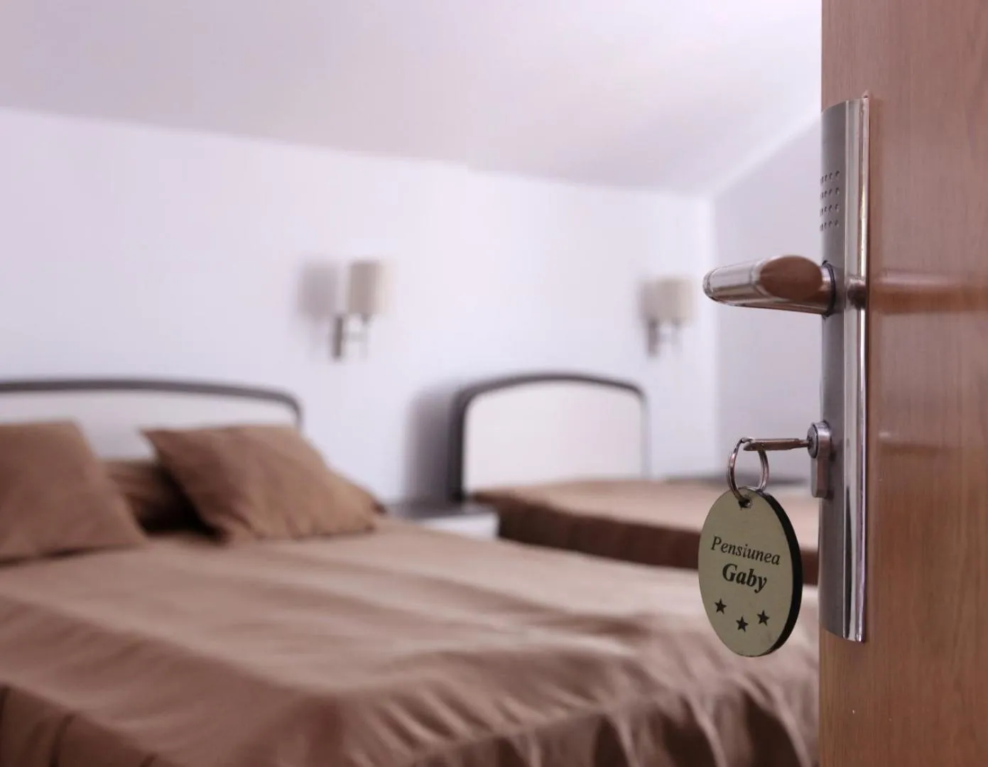 Photo of the whole room, Bed in Pensiunea Gaby