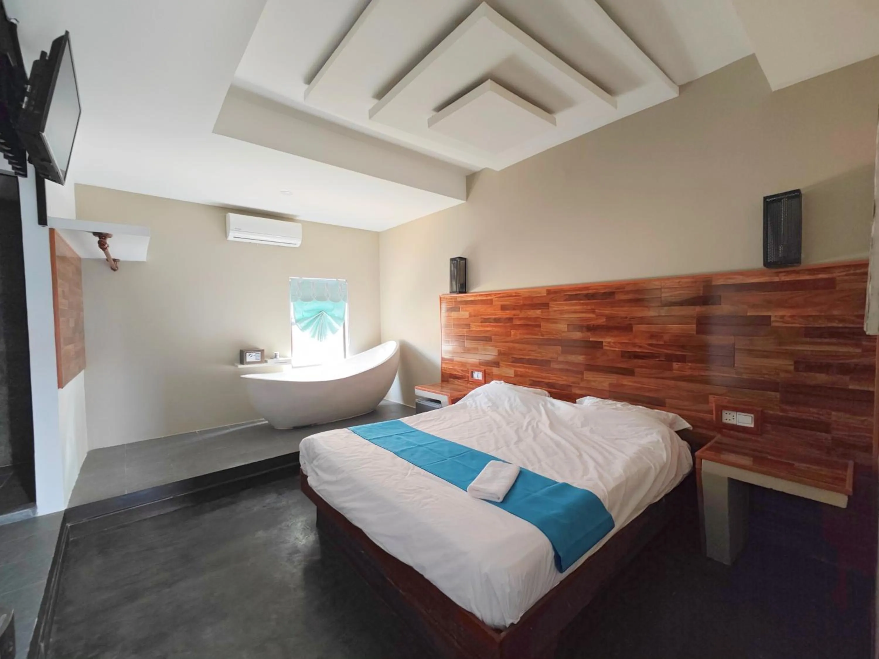 Bed in Angkor Sand Hotel