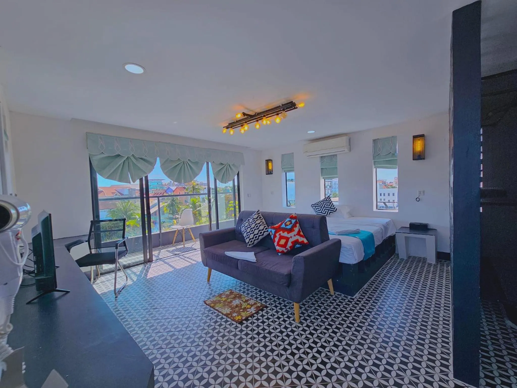 Bed in Angkor Sand Hotel