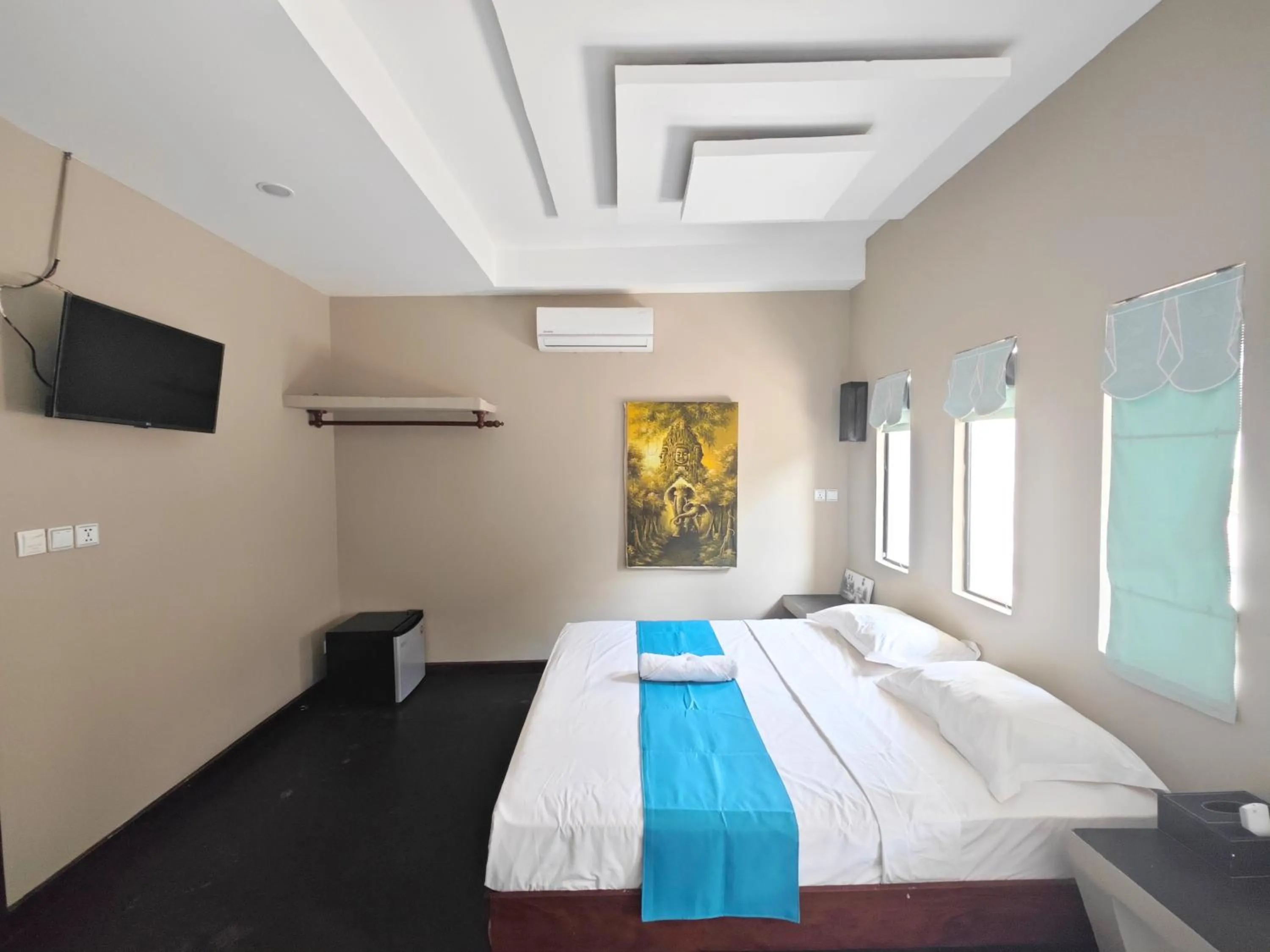 Bed in Angkor Sand Hotel