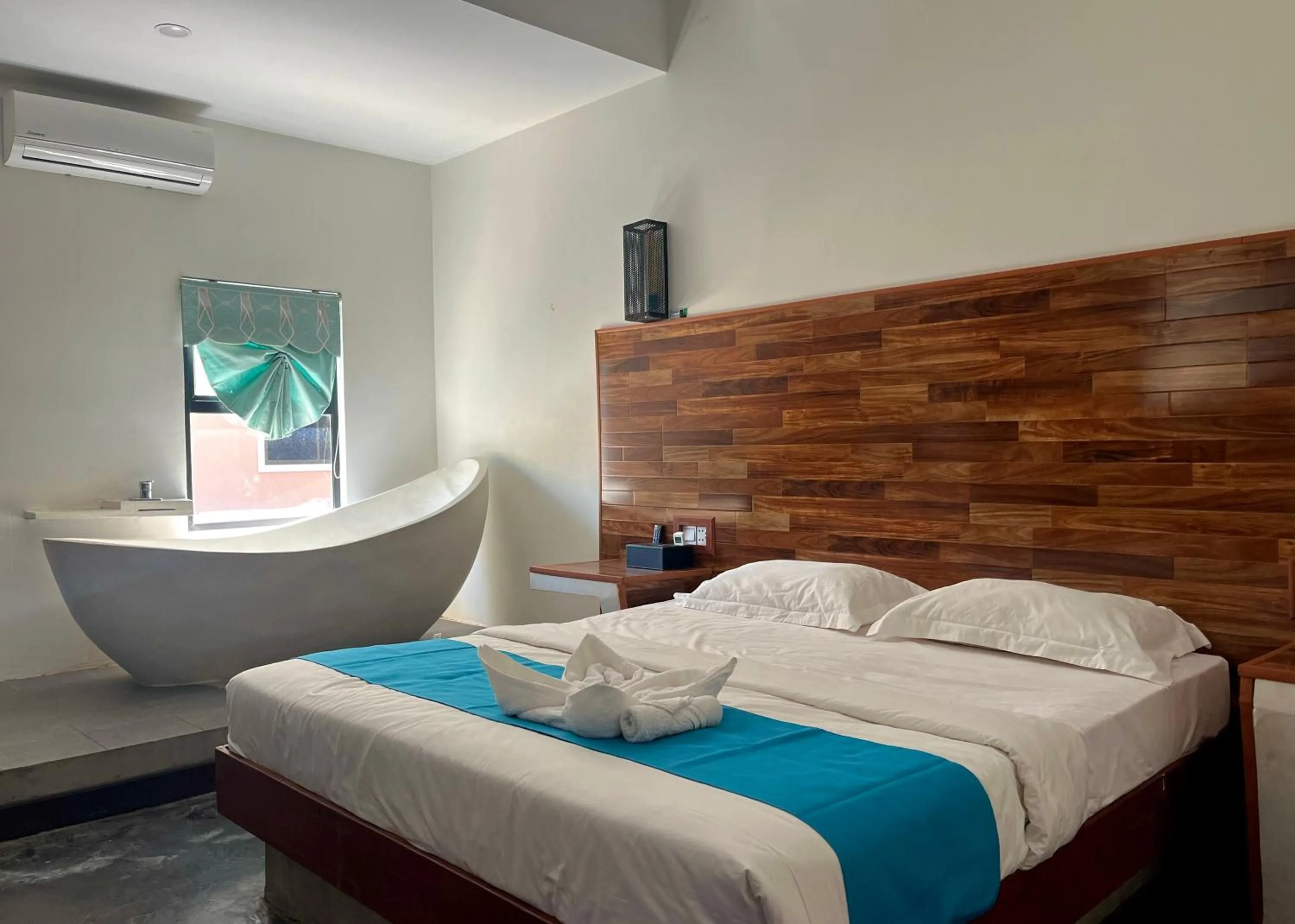 Bed in Angkor Sand Hotel