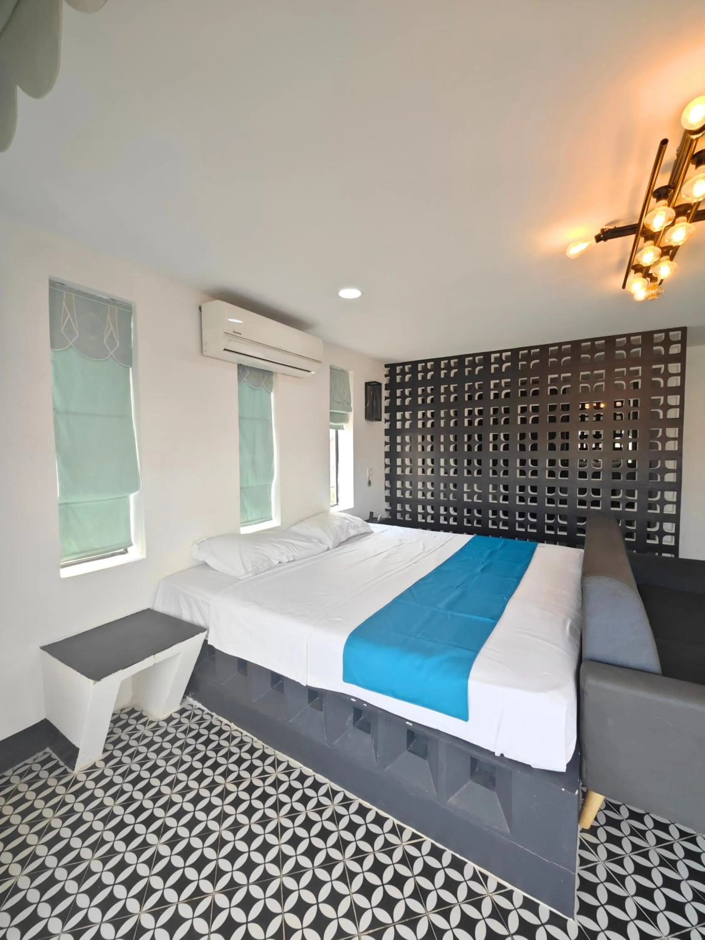 Bed in Angkor Sand Hotel